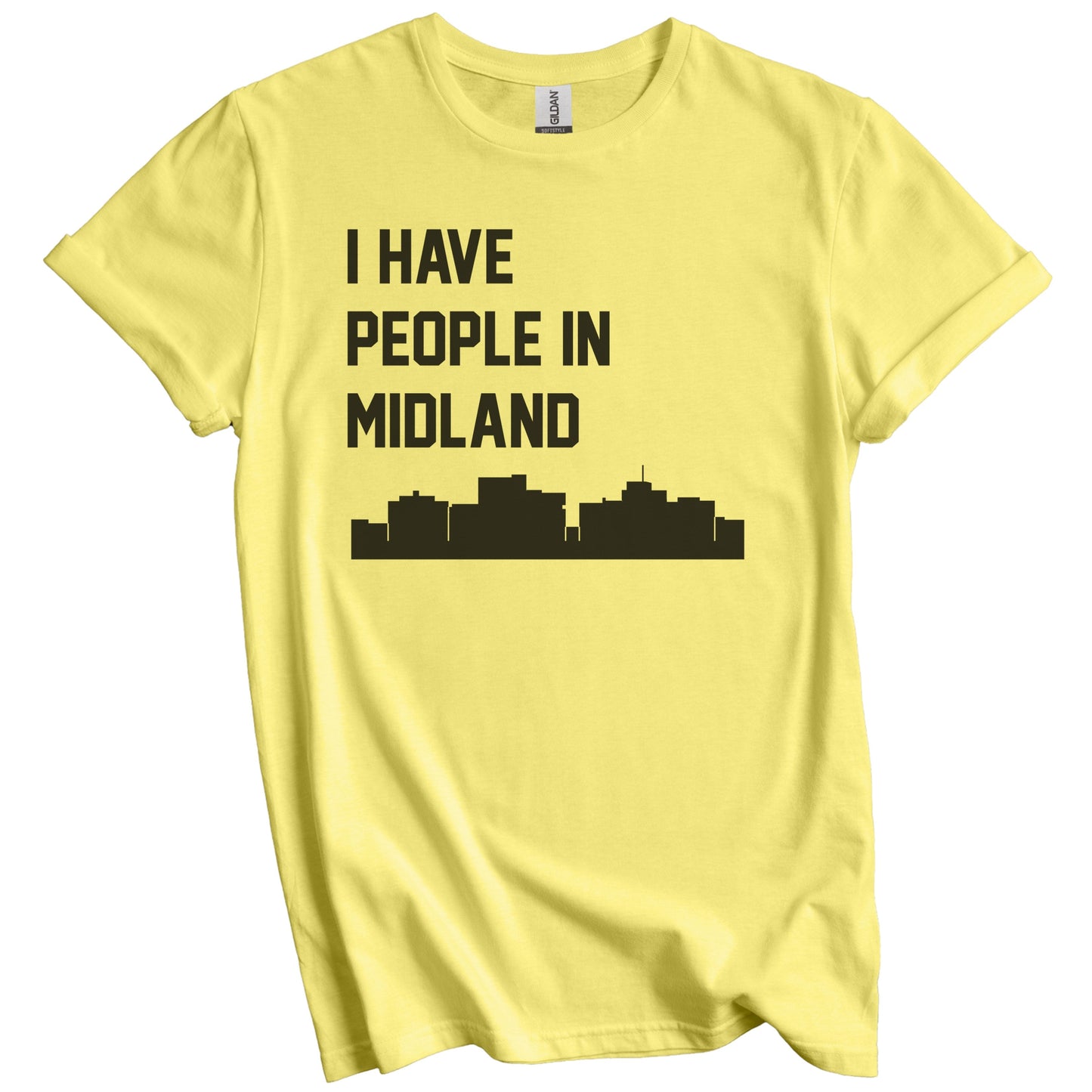 I Have People In Midland Texas Skyline T-Shirt