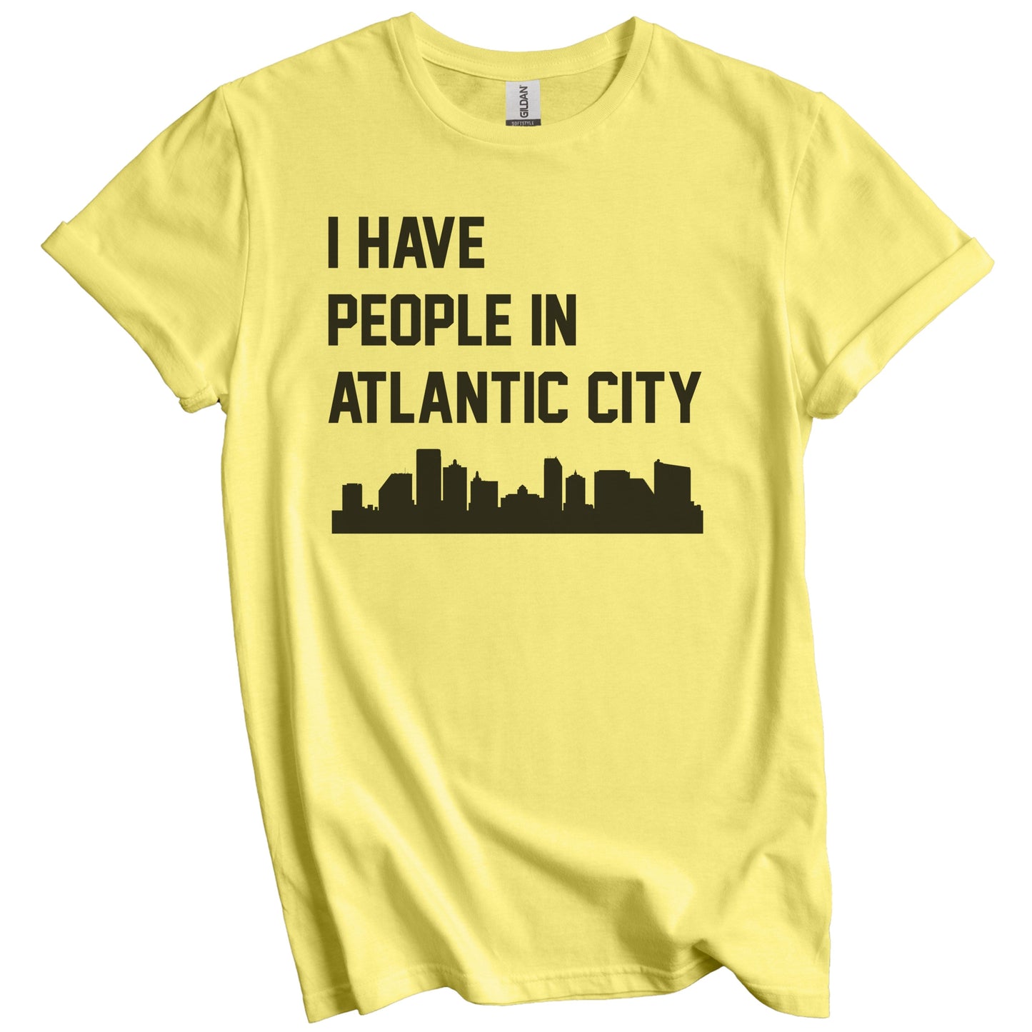 I Have People In Atlantic City New Jersey Skyline T-Shirt