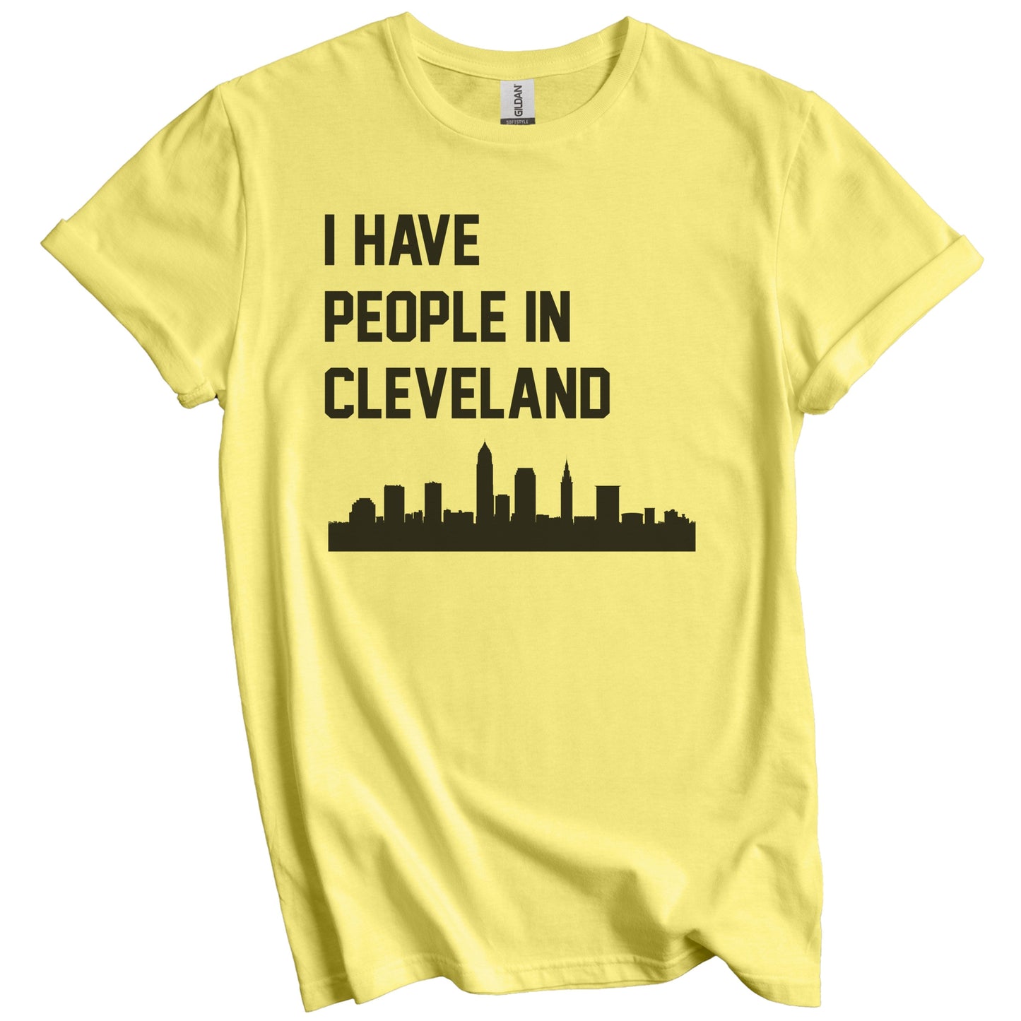 I Have People In Cleveland Ohio Skyline T-Shirt