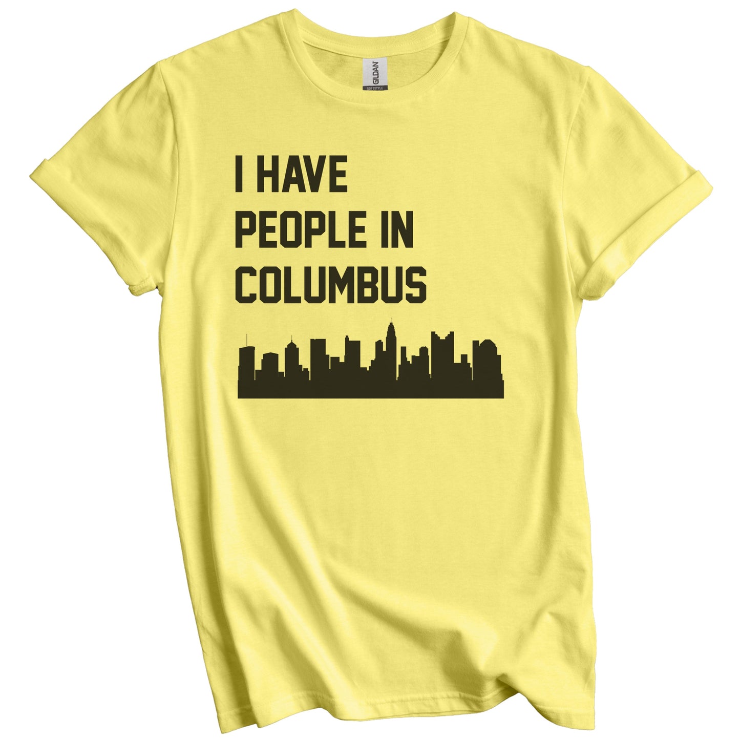 I Have People In Columbus Ohio Skyline T-Shirt