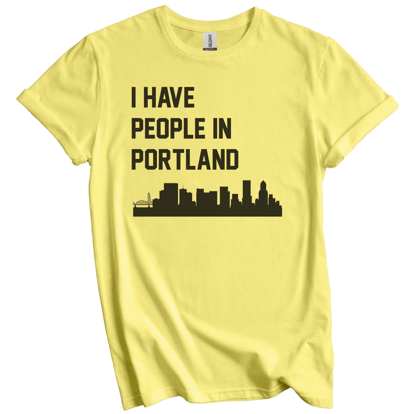I Have People In Portland Oregon Skyline T-Shirt