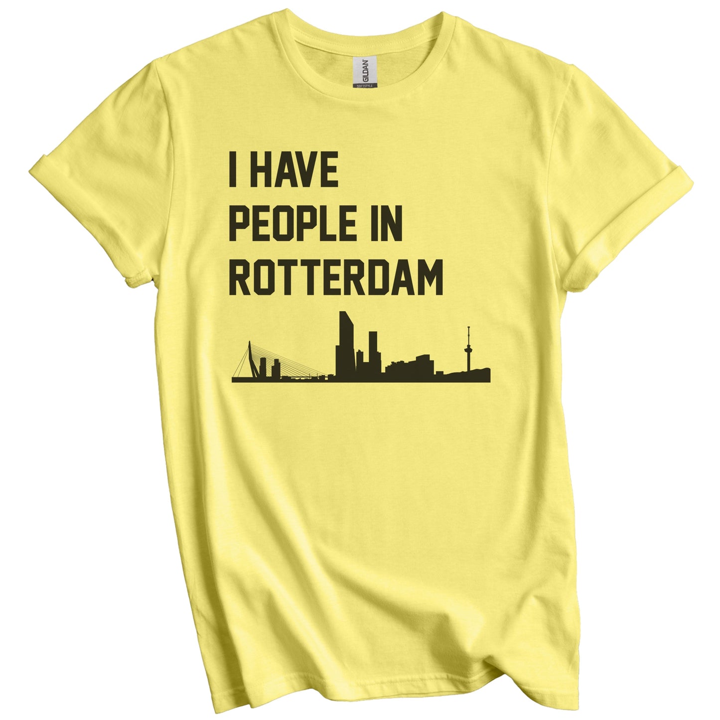 I Have People In Rotterdam Netherlands Skyline T-Shirt