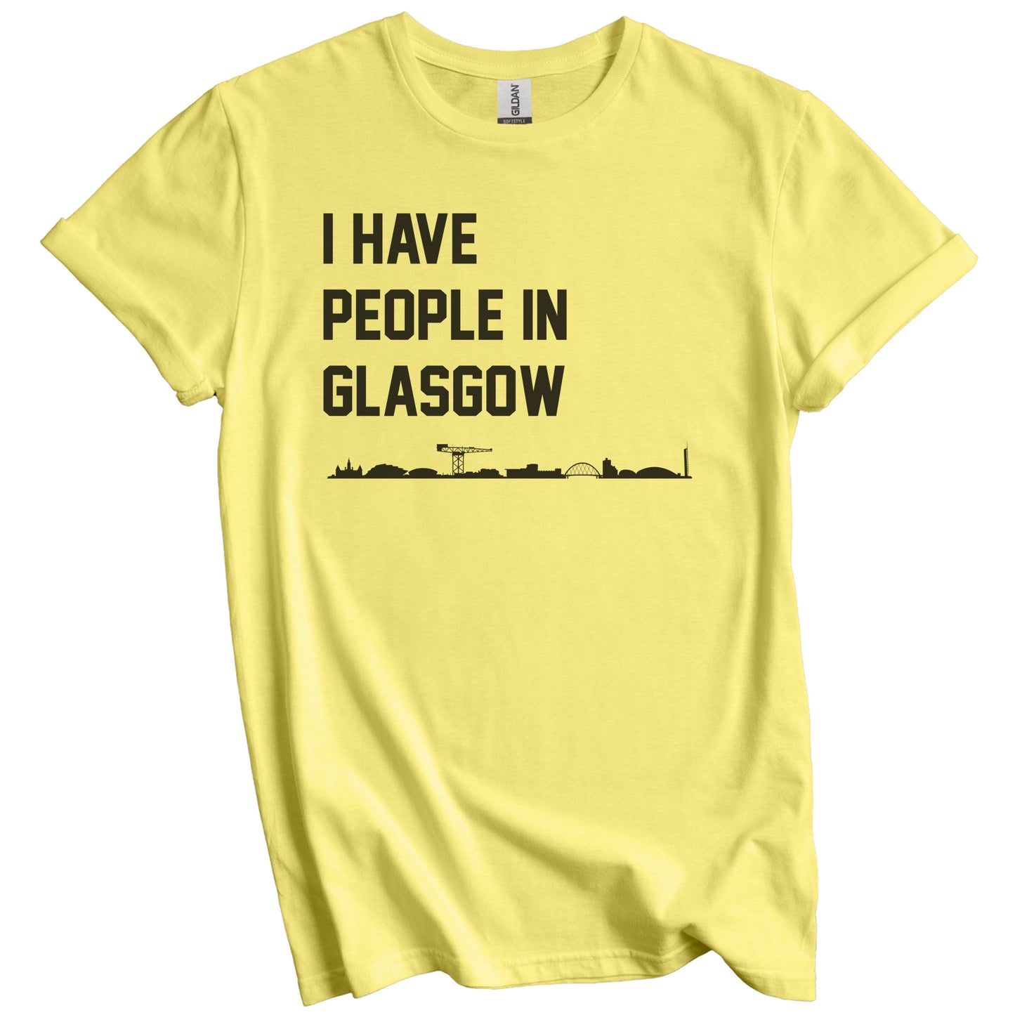 I Have People In Glasgow Scotland Skyline T-Shirt