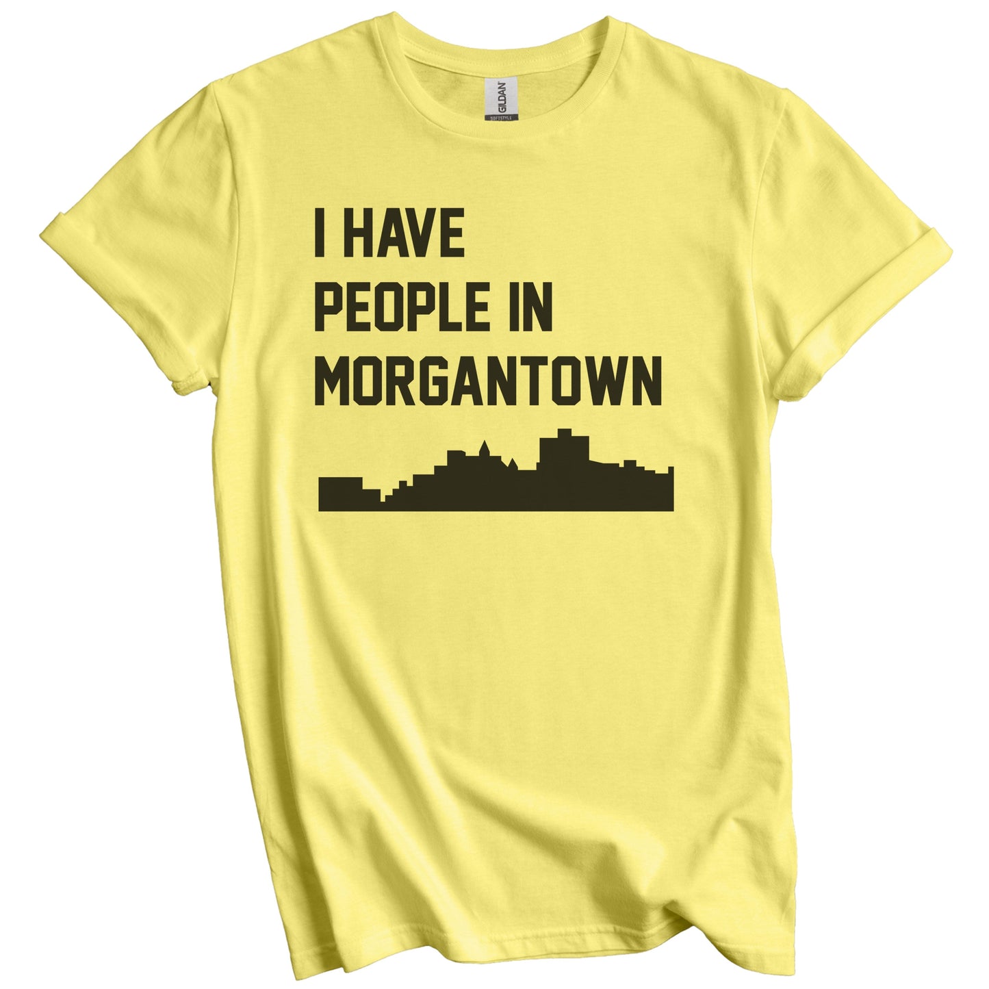 I Have People In Morgantown West Virginia Skyline T-Shirt