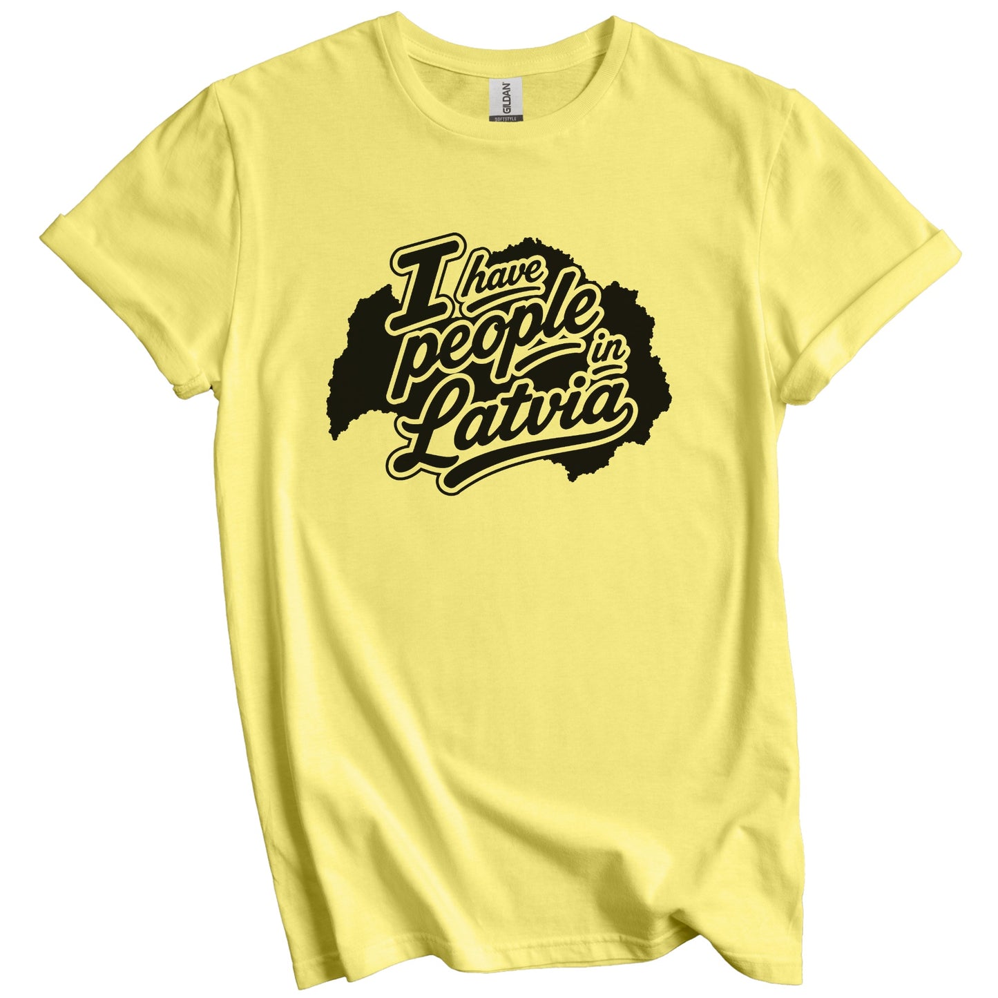 I Have People In Latvia Country Silhouette T-Shirt