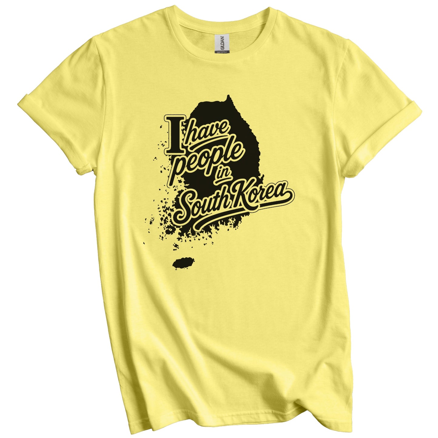 I Have People In South Korea Country Silhouette T-Shirt