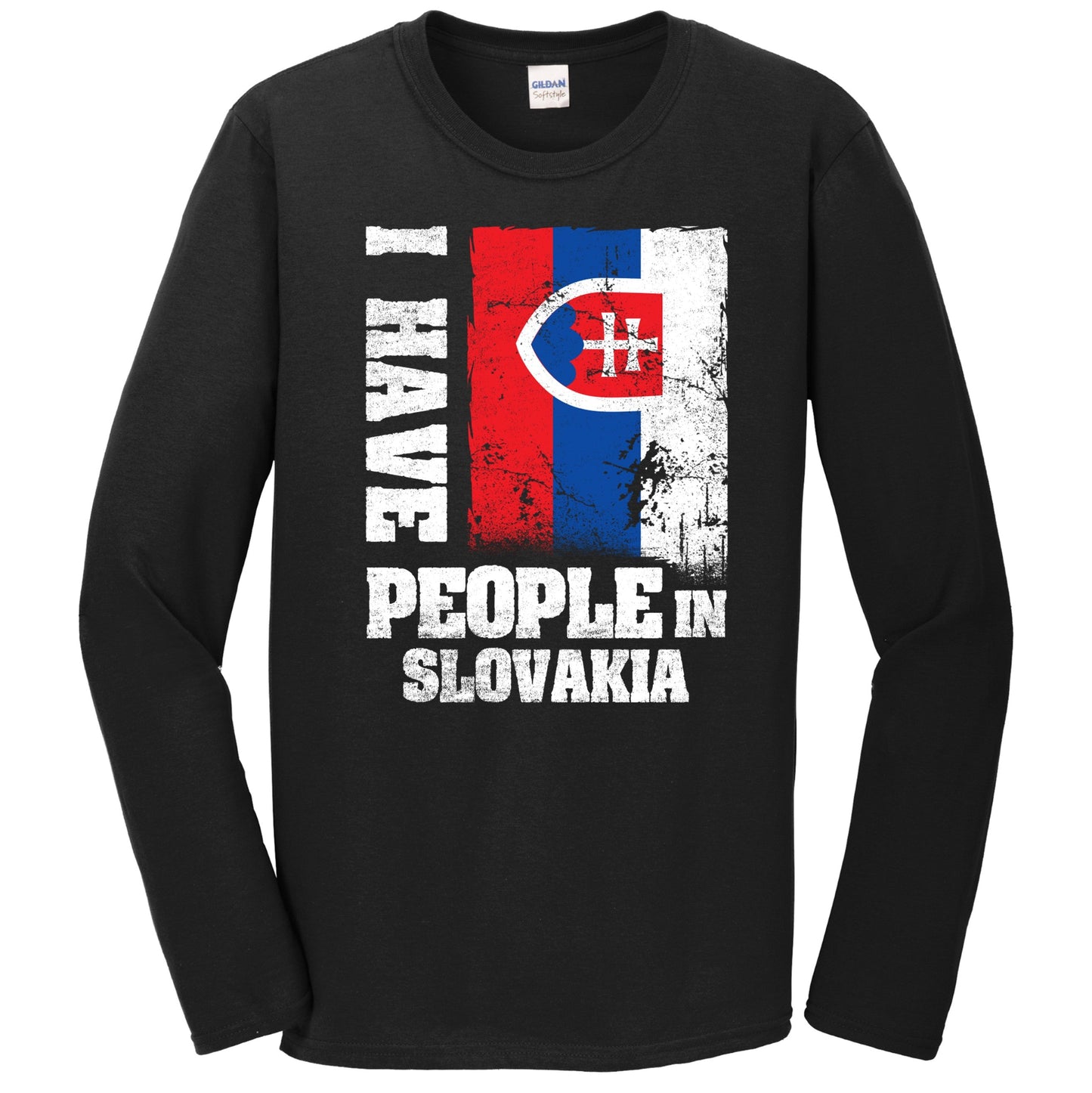 I Have People In Slovakia Slovakian Flag Long Sleeve T-Shirt
