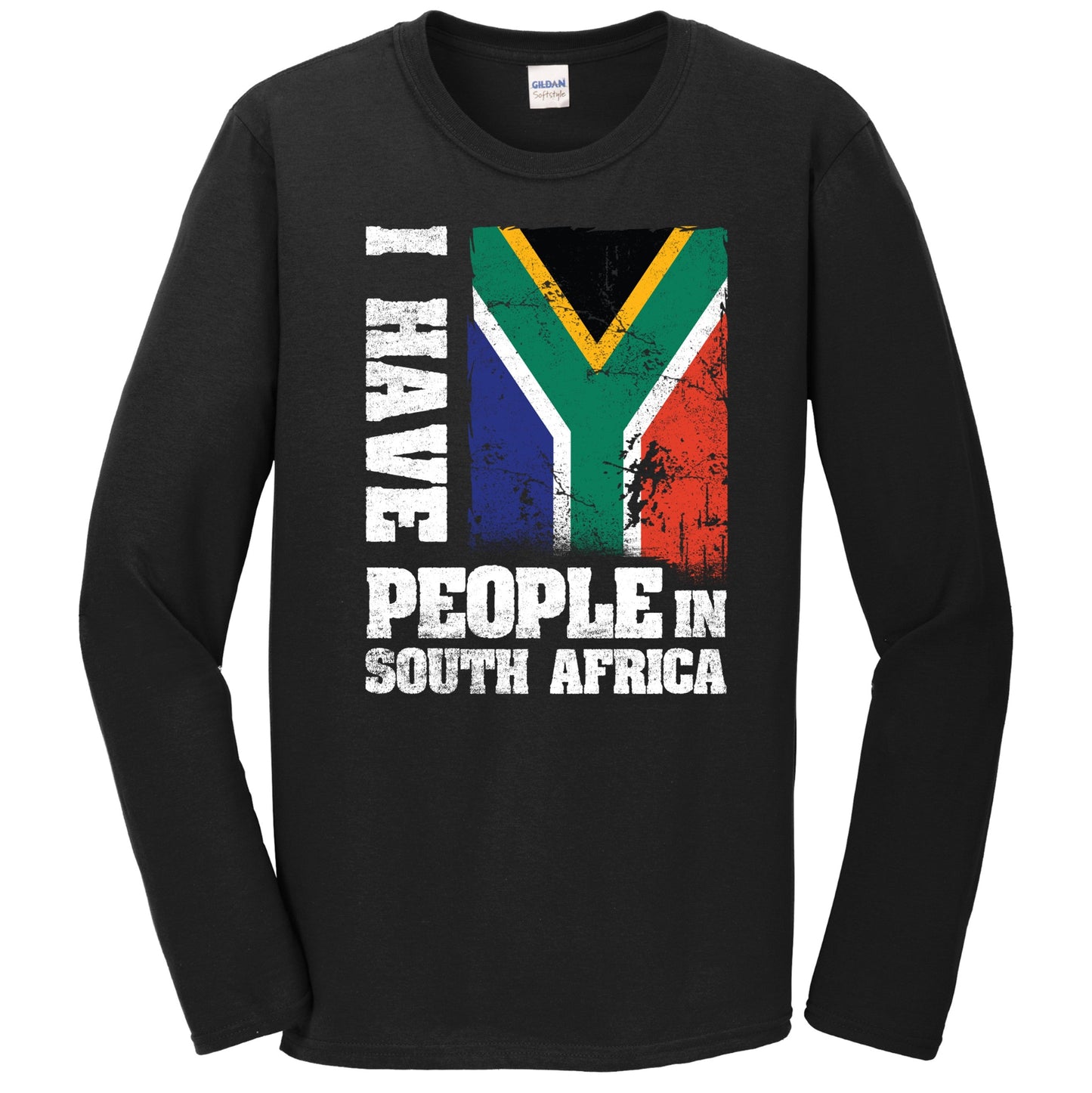 I Have People In South Africa South African Flag Long Sleeve T-Shirt