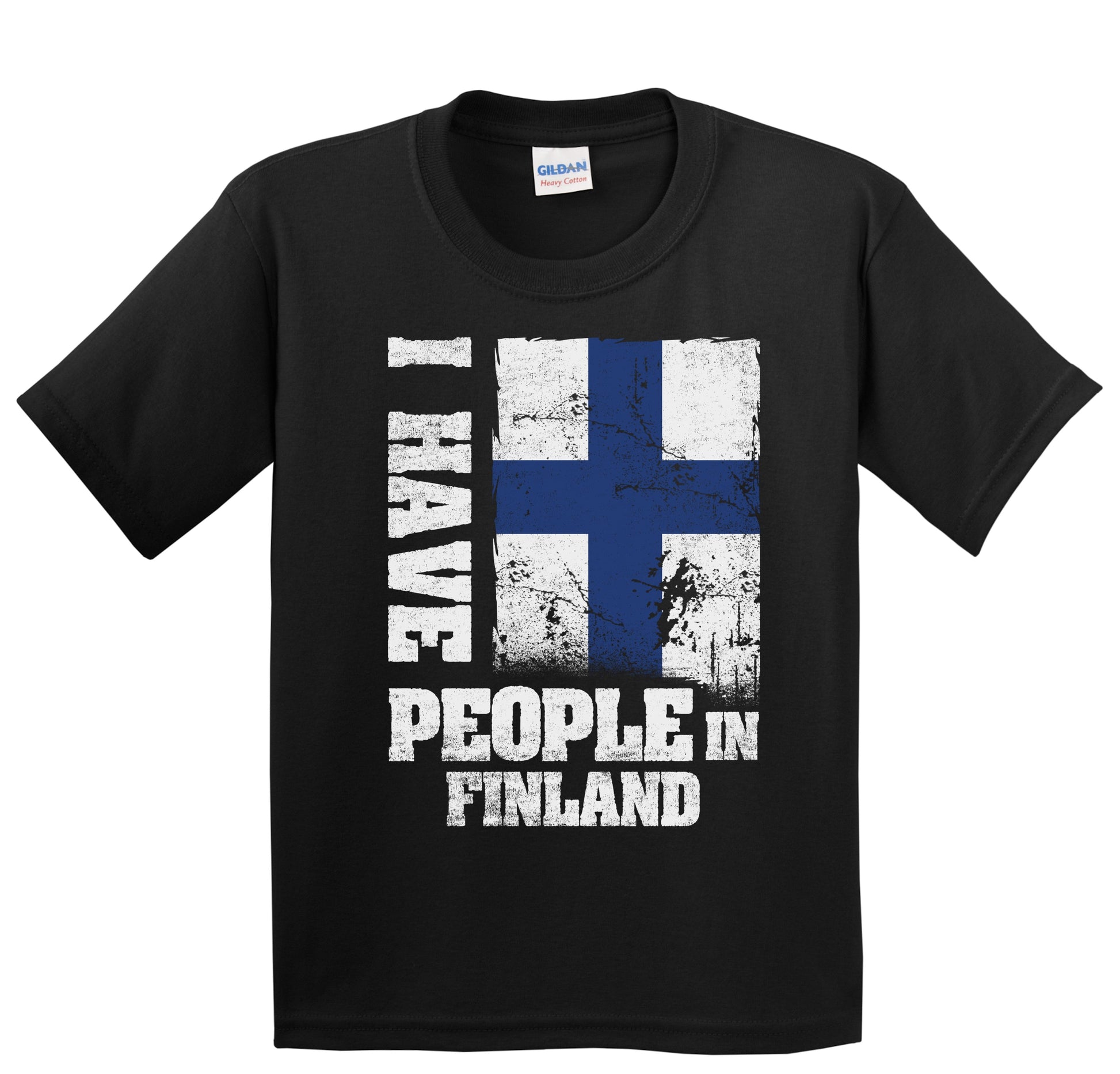 I Have People In Finland Finnish Flag Youth T-Shirt