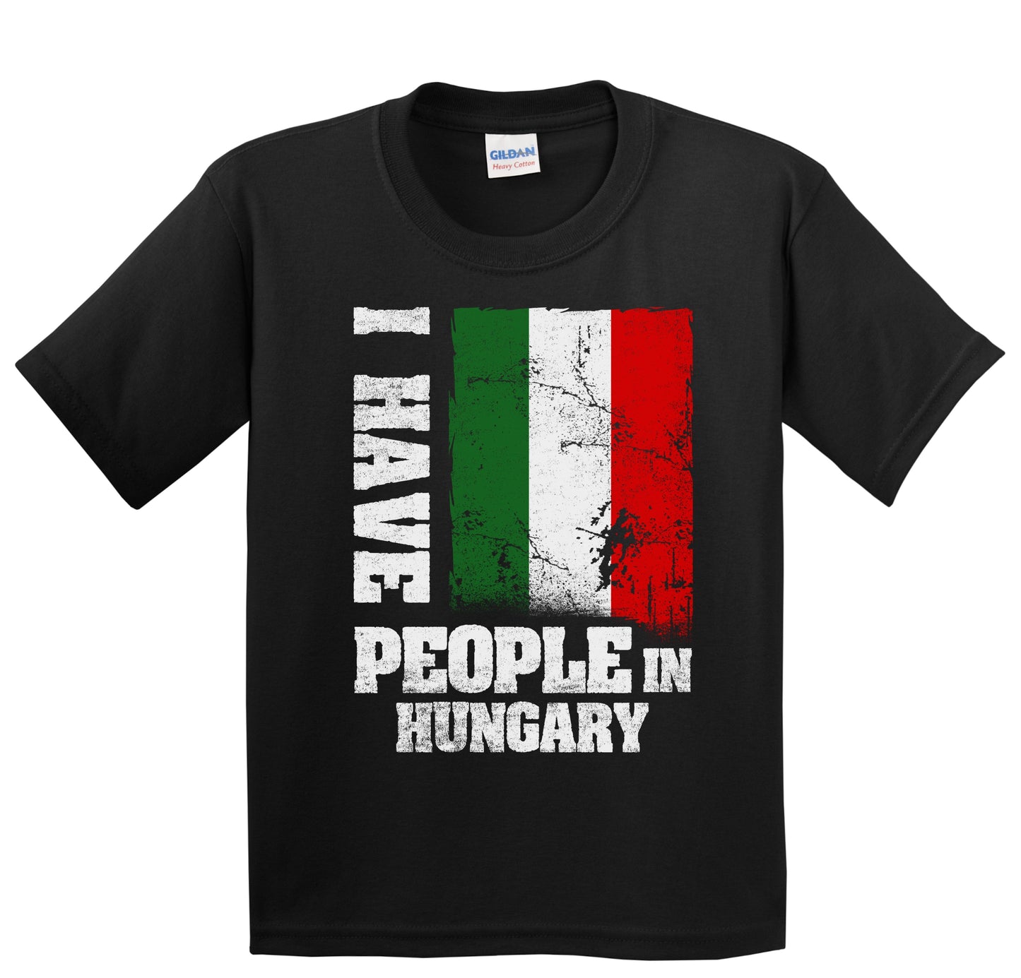 I Have People In Hungary Hungarian Flag Youth T-Shirt