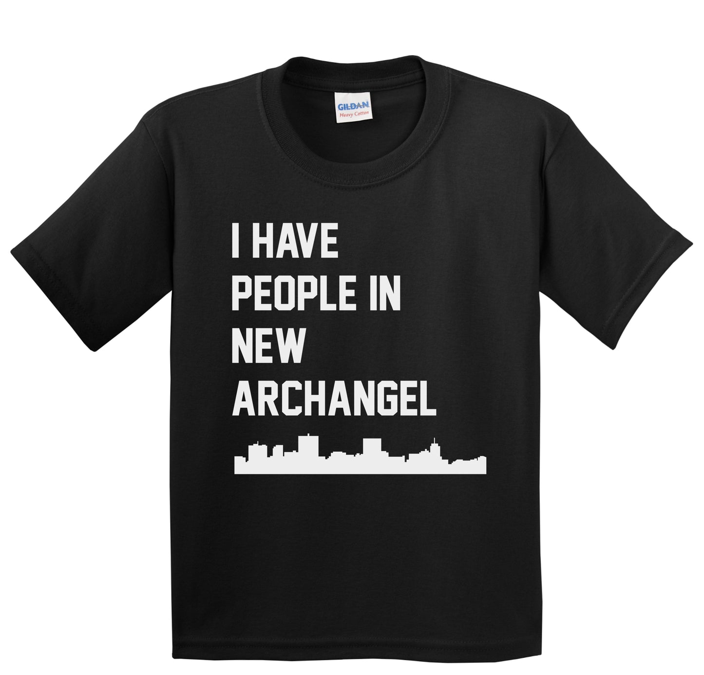 I Have People In New Archangel Alaska Skyline Youth T-Shirt