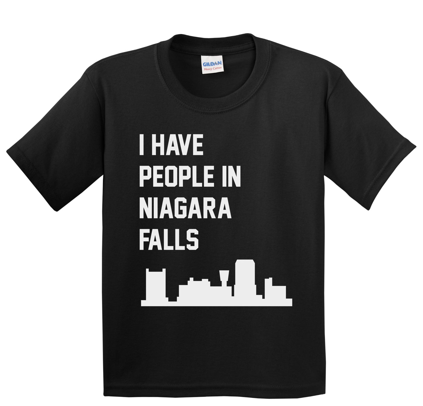 I Have People In Niagara Falls New York Skyline Youth T-Shirt