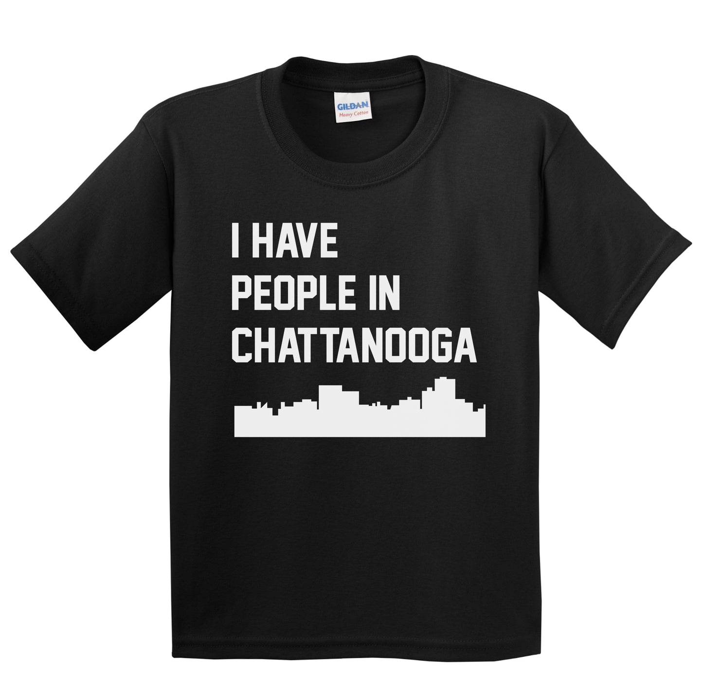 I Have People In Chattanooga Tennessee Skyline Youth T-Shirt