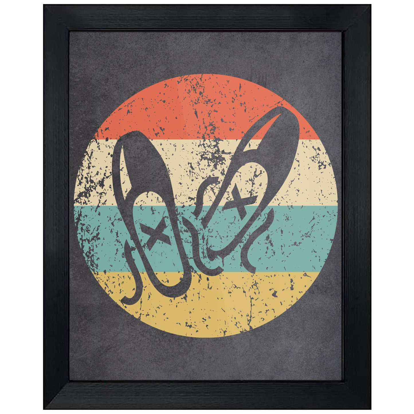 Ballet Slippers Dance Icon Retro 8"x10" Wall Art Print