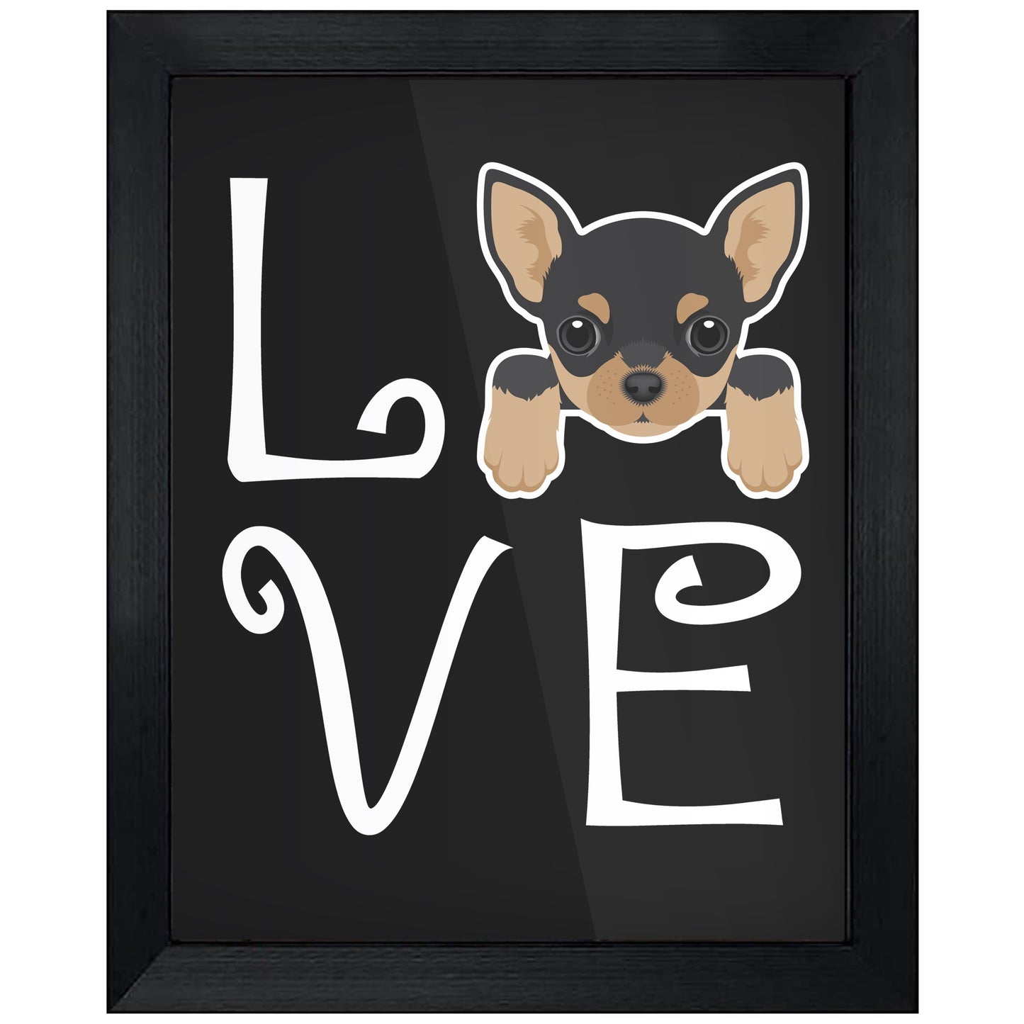 Chihuahua Love Dog Owner Chihuahua Puppy 8"x10" Wall Art Print