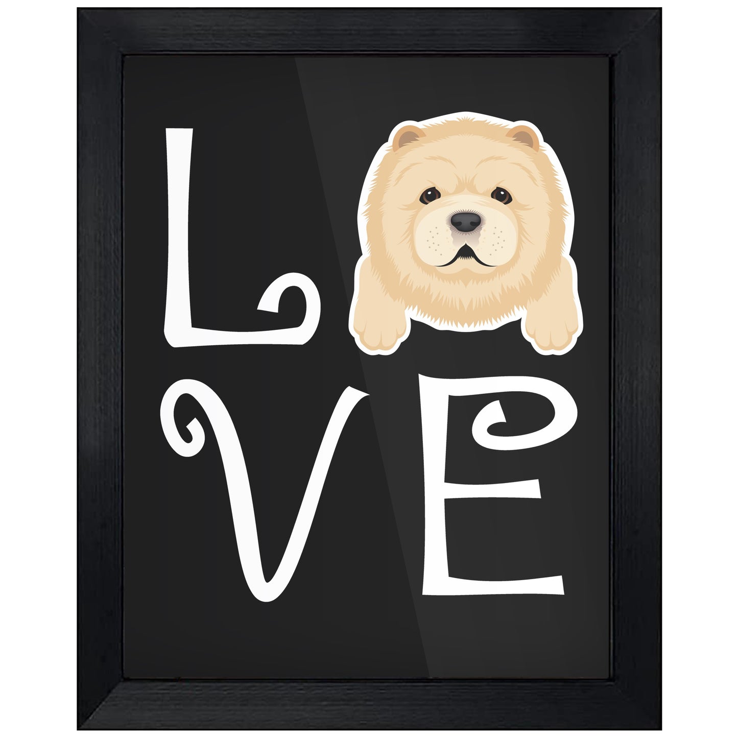 Chow Chow Love Dog Owner Chow Chow Puppy 8"x10" Wall Art Print