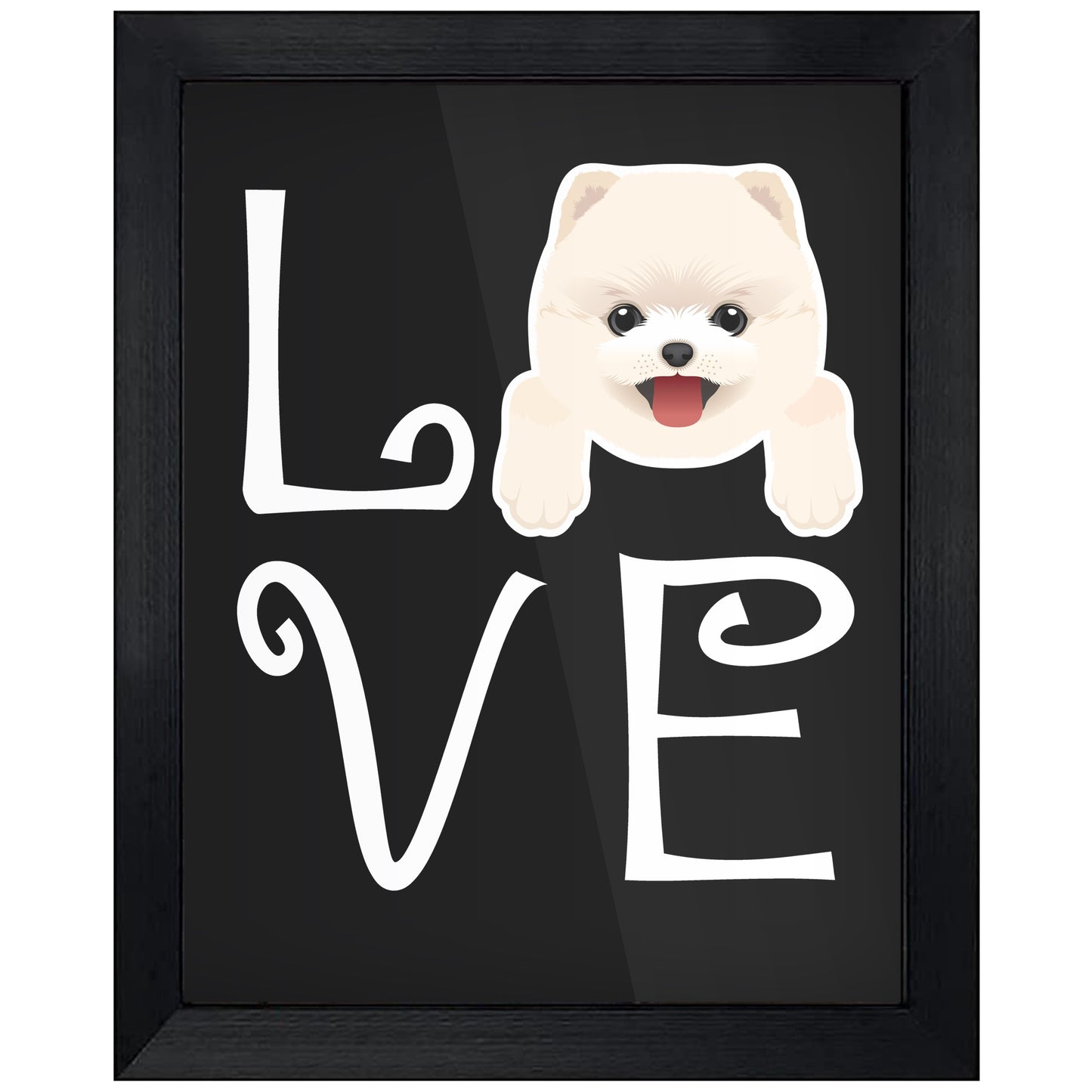 Pomeranian Love Dog Owner Pomeranian Puppy 8"x10" Wall Art Print