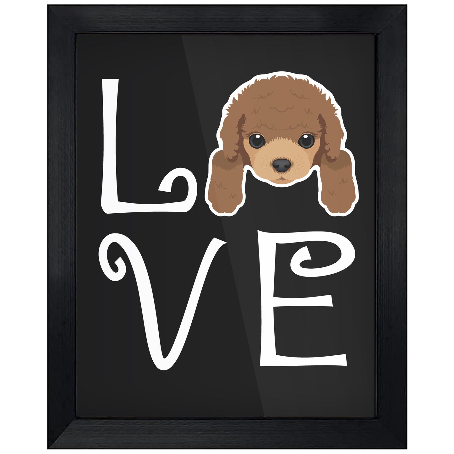 Poodle Love Dog Owner Poodle Puppy 8"x10" Wall Art Print
