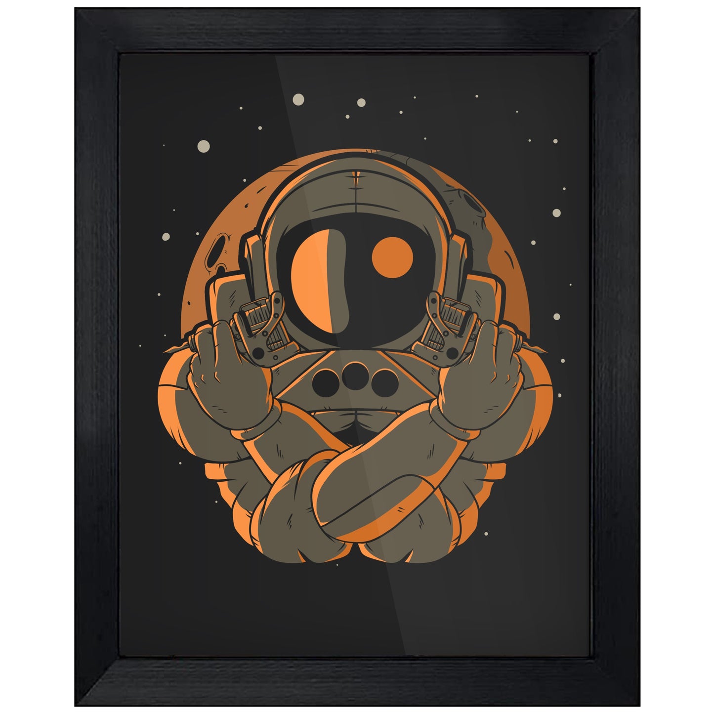 Tattoo Artist Astronaut Outer Space Spaceman Tattoo 8"x10" Wall Art Print