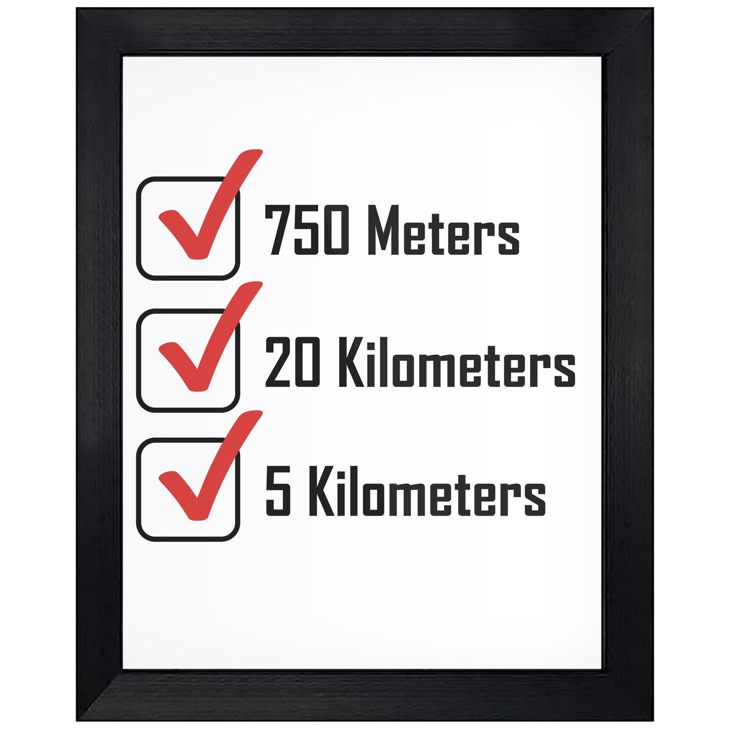 Sprint Triathlon Checklist Triathlete 8"x10" Wall Art Print