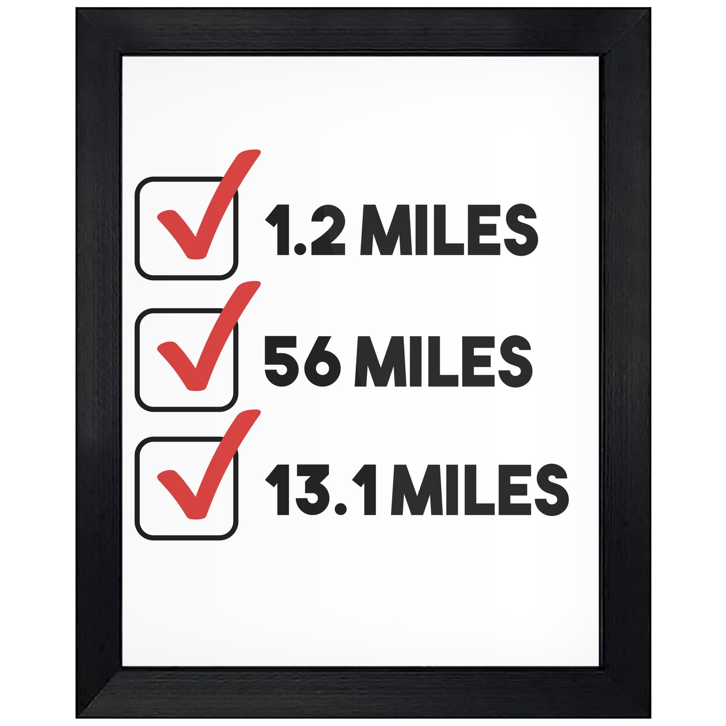 Triathlon Checklist Triathlete 8"x10" Wall Art Print