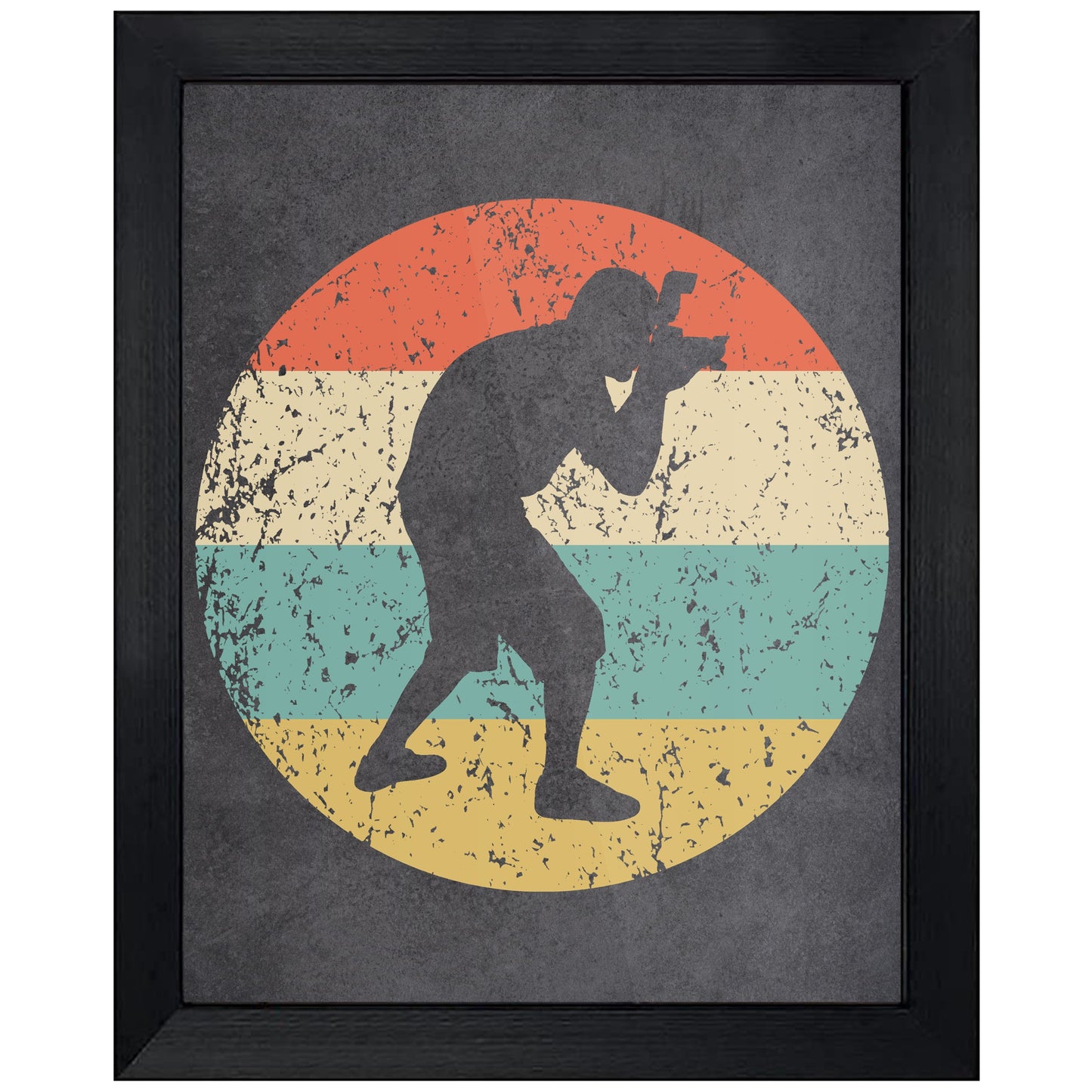 Photographer Icon Retro 8"x10" Wall Art Print