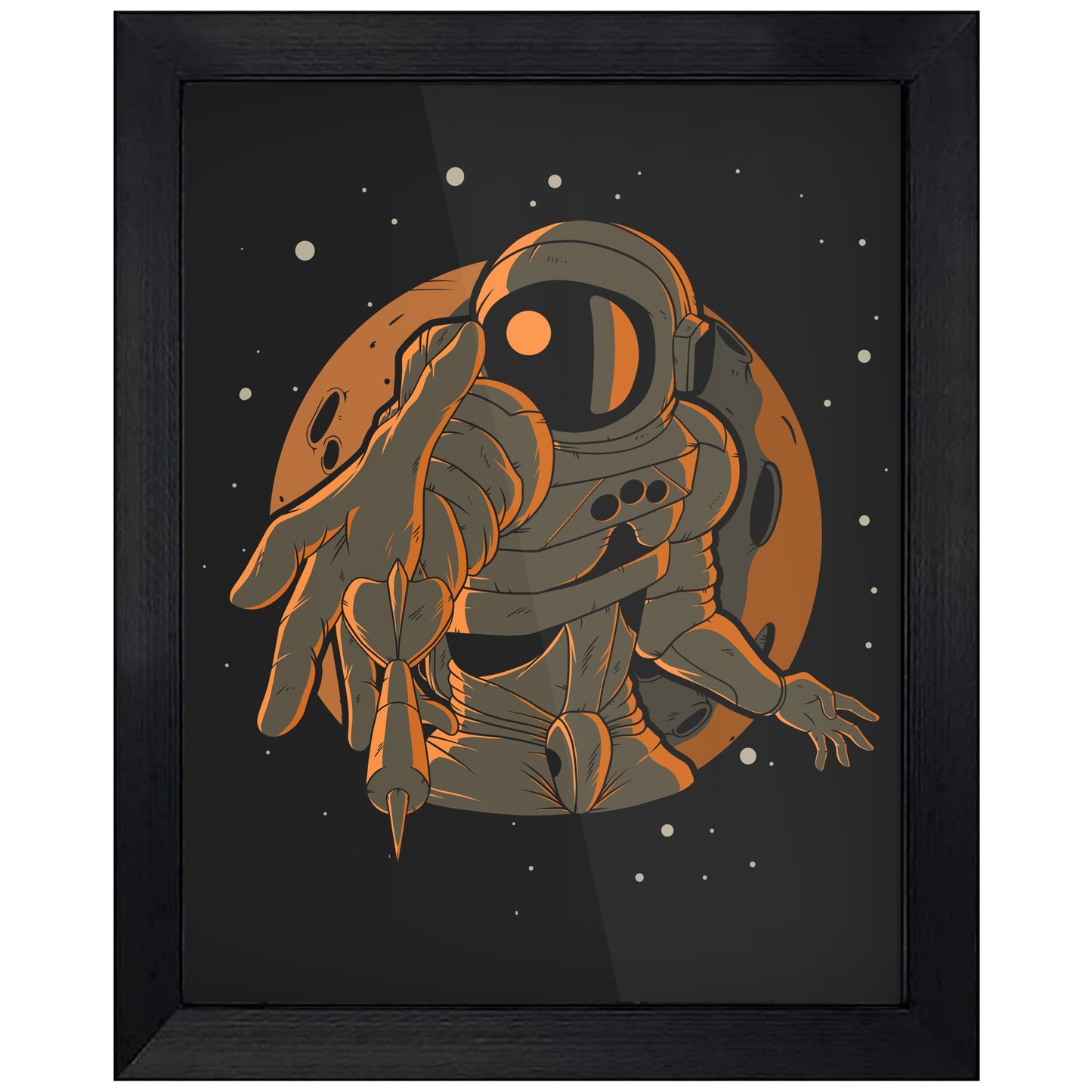 Darts Astronaut Outer Space Spaceman 8"x10" Wall Art Print