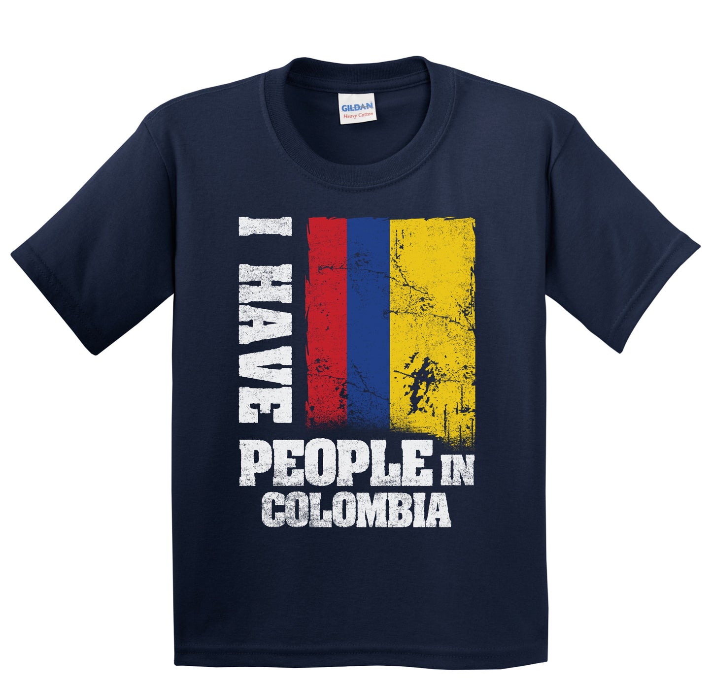 I Have People In Colombia Colombian Flag Youth T-Shirt