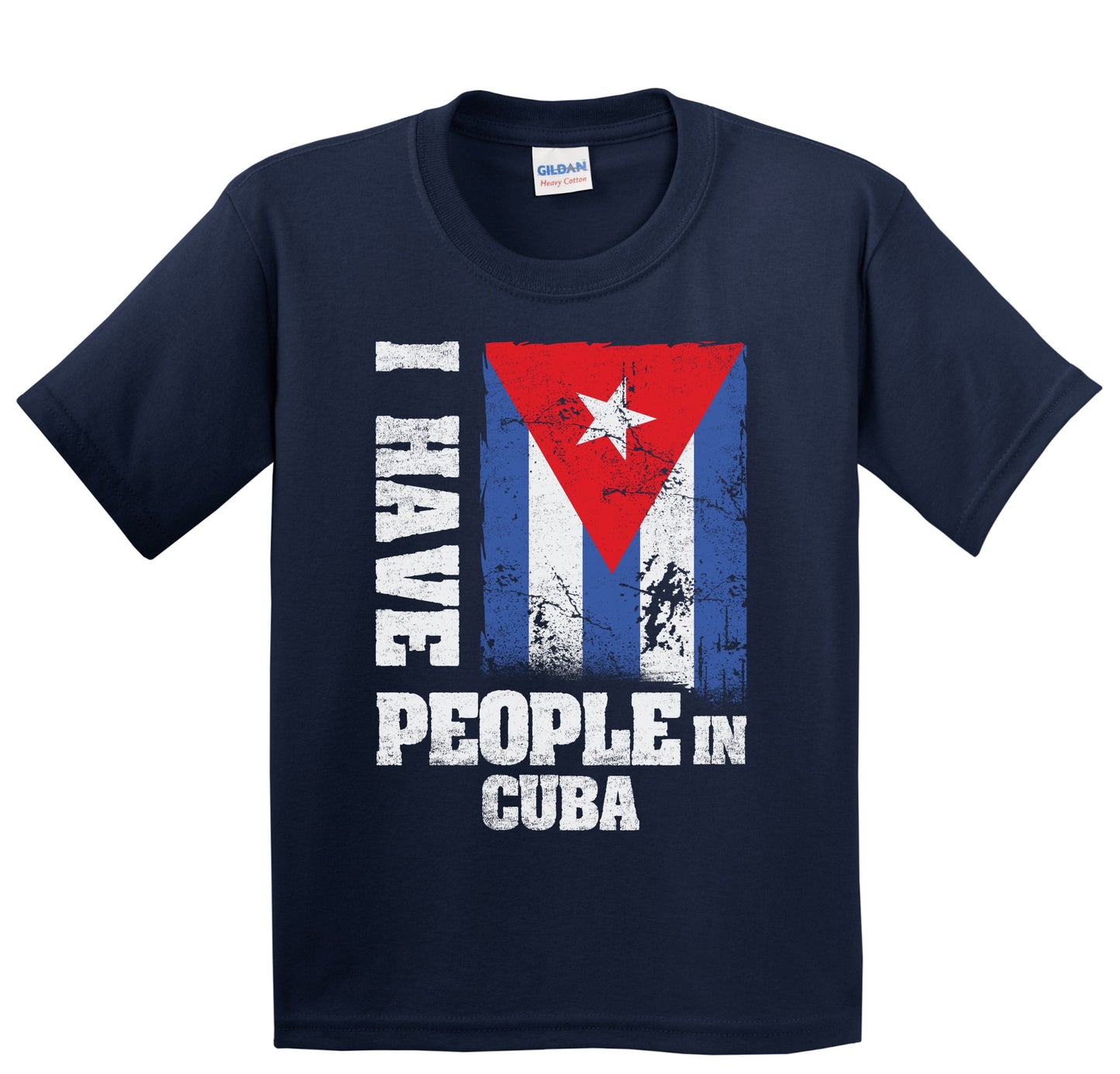 I Have People In Cuba Cuban Flag Youth T-Shirt