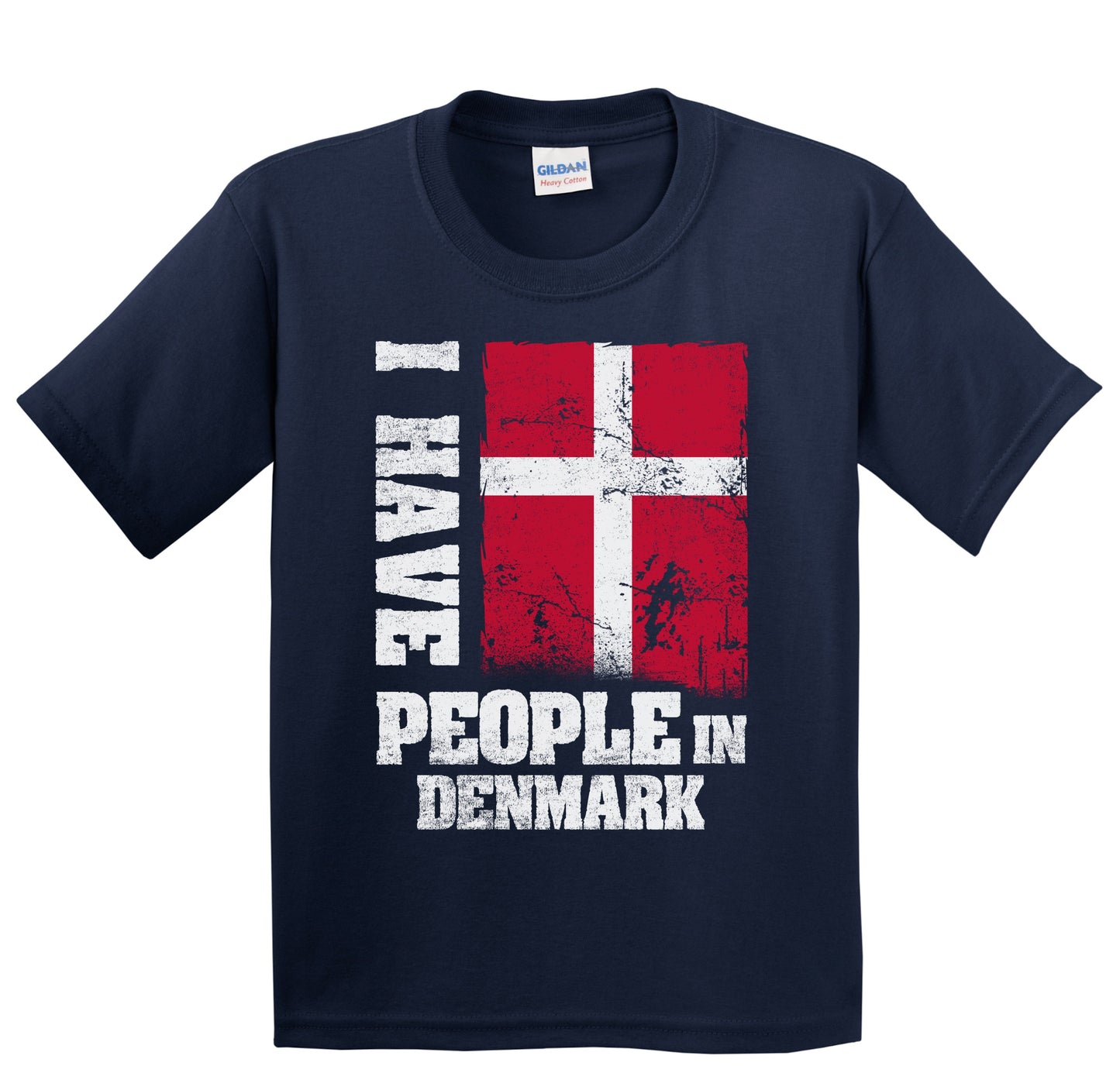 I Have People In Denmark Danish Flag Youth T-Shirt