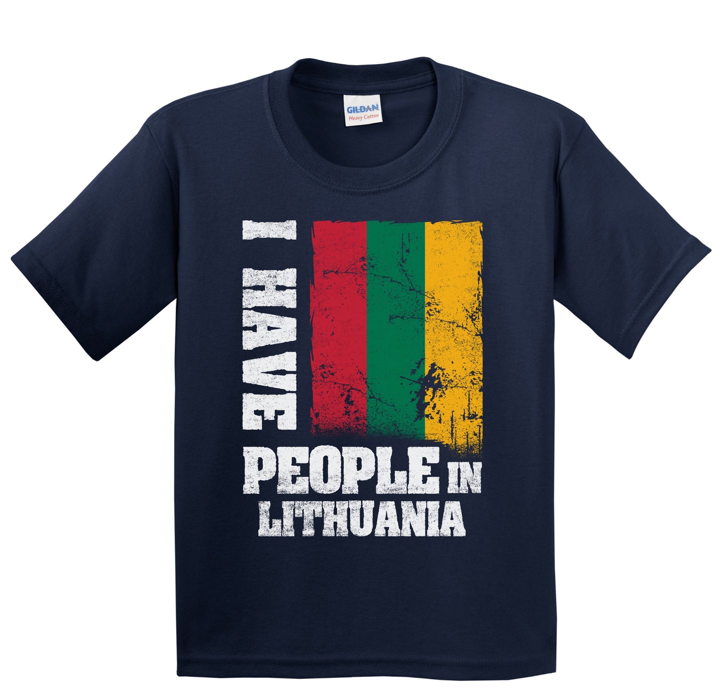 I Have People In Lithuania Lithuanian Flag Youth T-Shirt