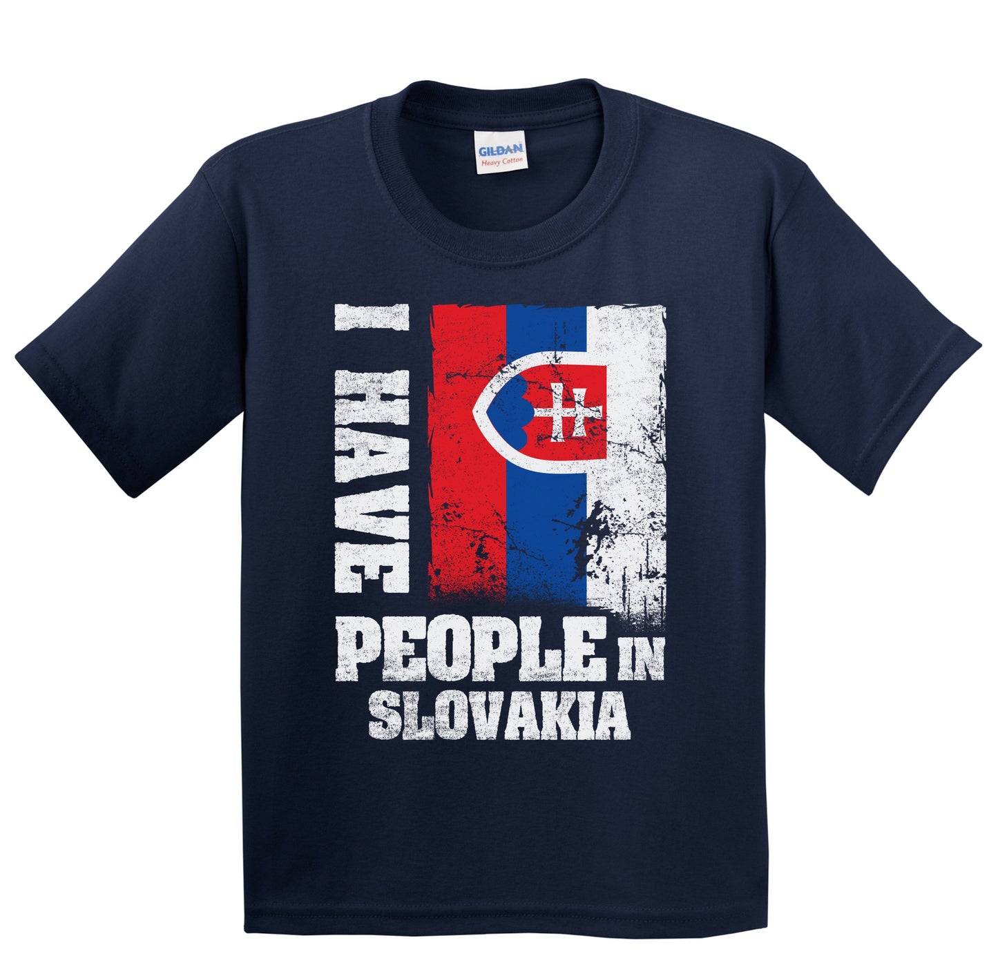 I Have People In Slovakia Slovakian Flag Youth T-Shirt