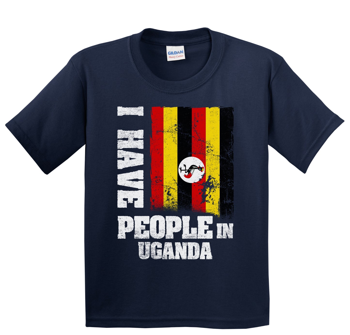 I Have People In Uganda Ugandan Flag Youth T-Shirt