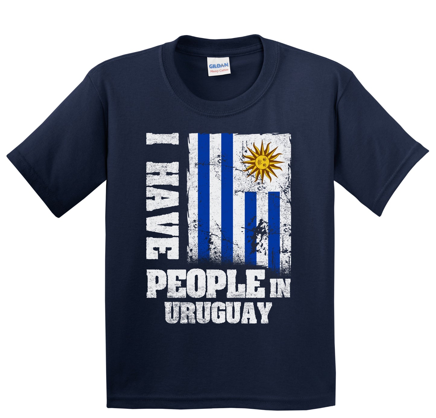 I Have People In Uruguay Uruguayan Flag Youth T-Shirt