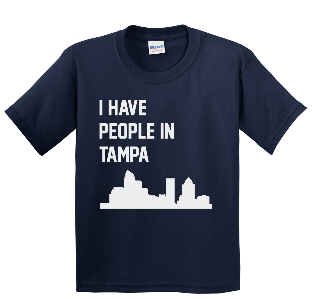 I Have People In Tampa Florida Skyline Youth T-Shirt