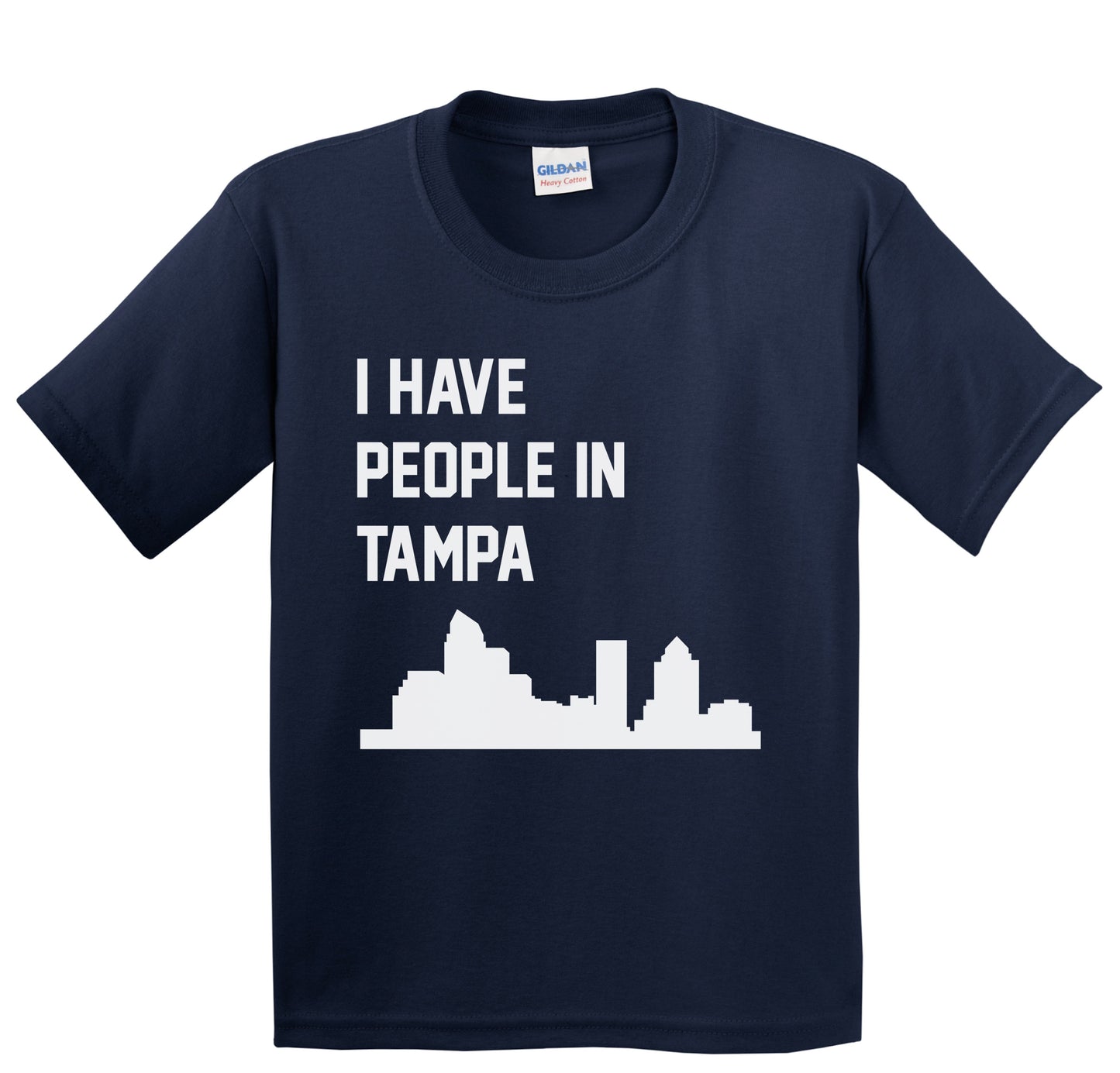 I Have People In Tampa Florida Skyline Youth T-Shirt