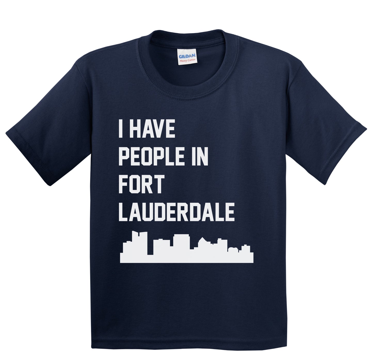 I Have People In Fort Lauderdale Florida Skyline Youth T-Shirt