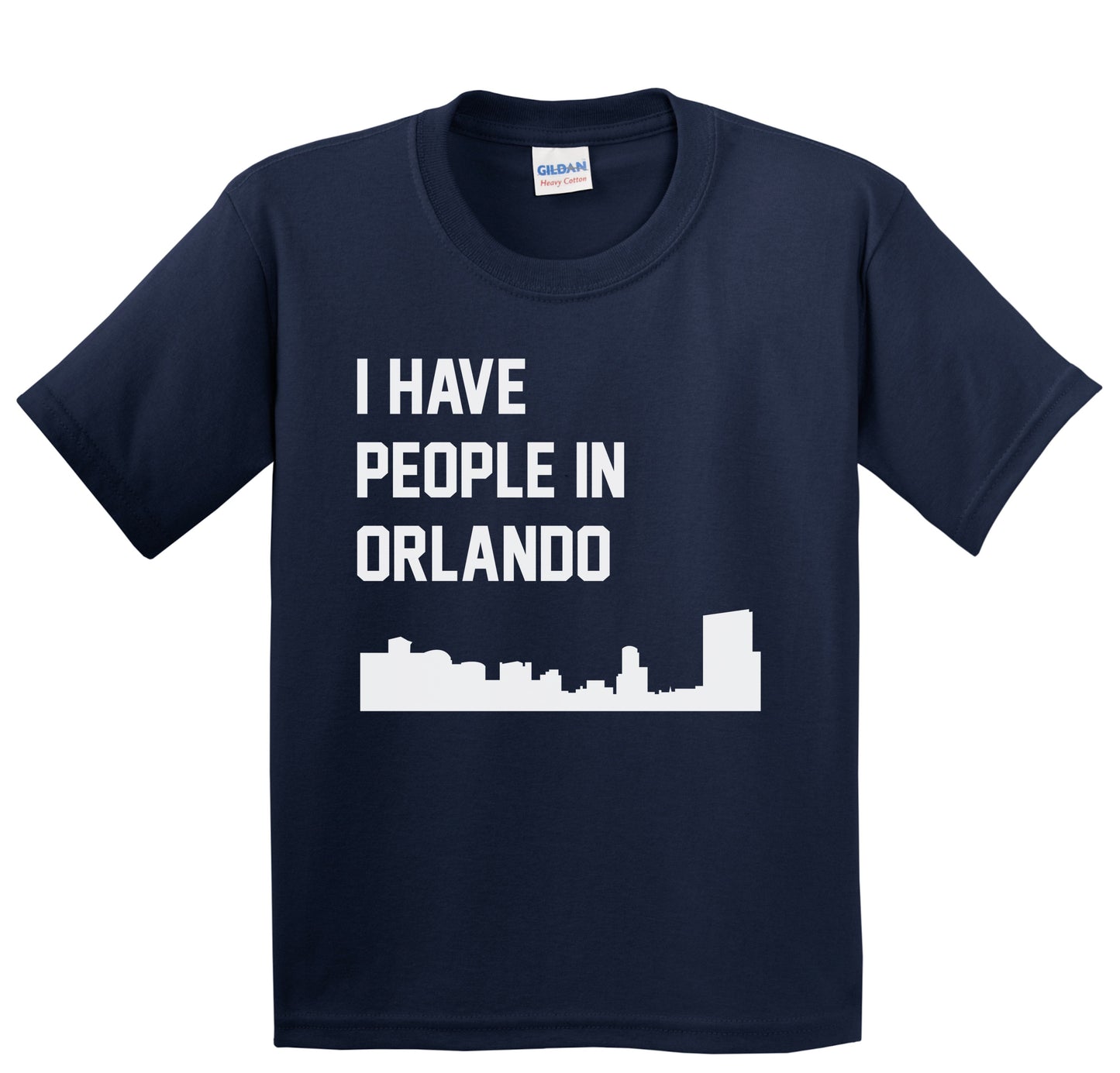 I Have People In Orlando Florida Skyline Youth T-Shirt