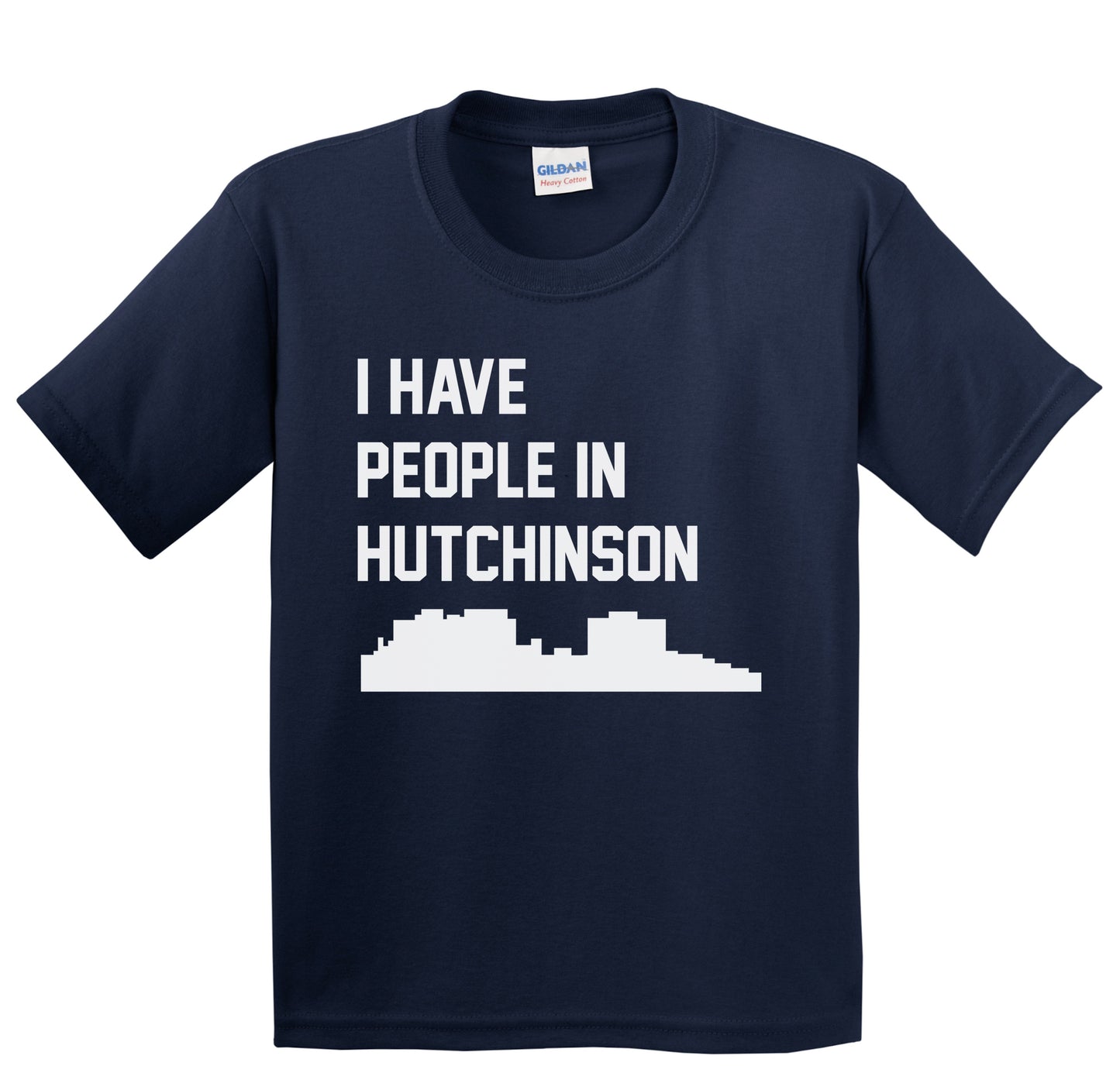 I Have People In Hutchinson Kansas Skyline Youth T-Shirt