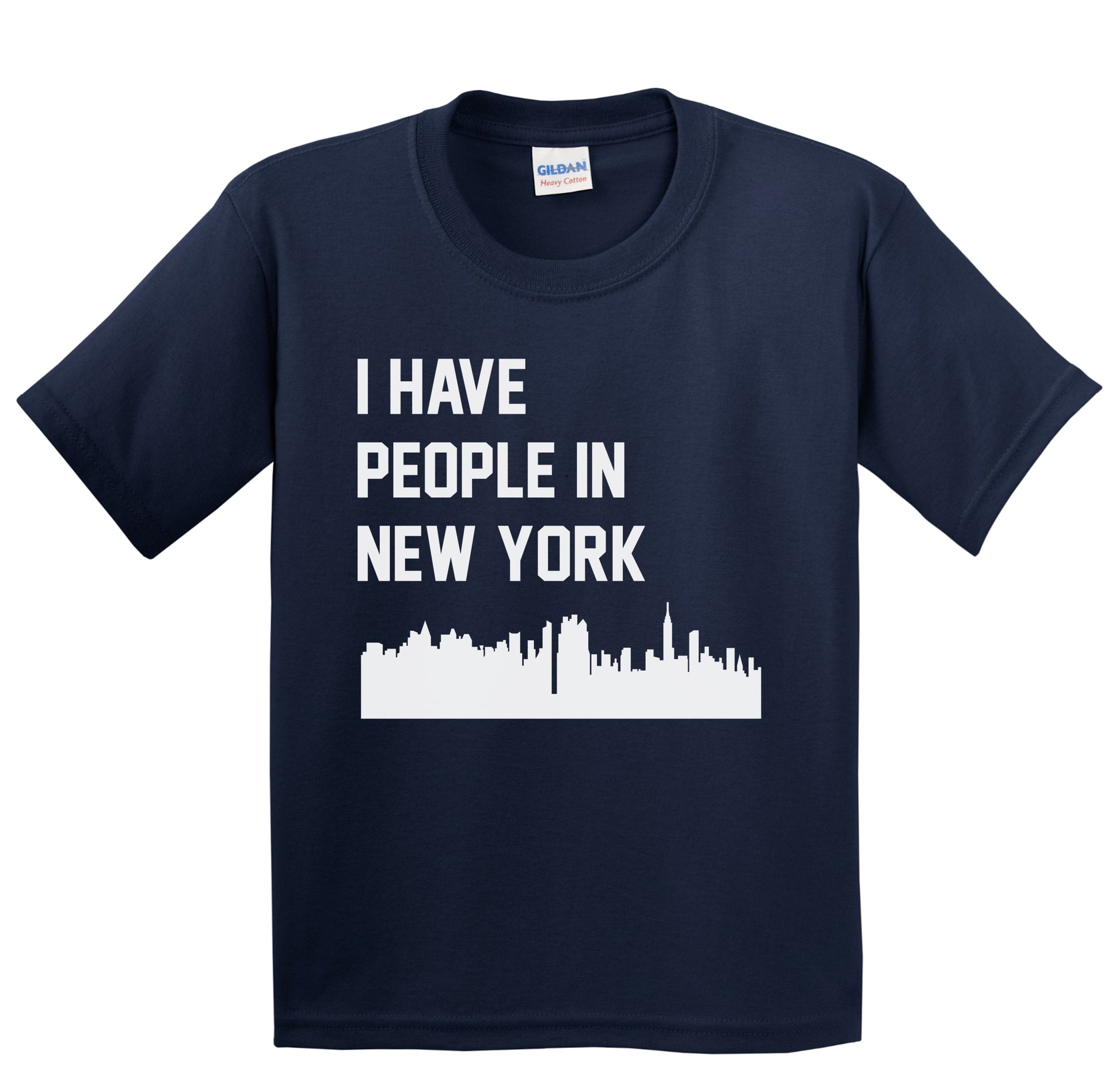 I Have People In New York City Skyline Youth T-Shirt