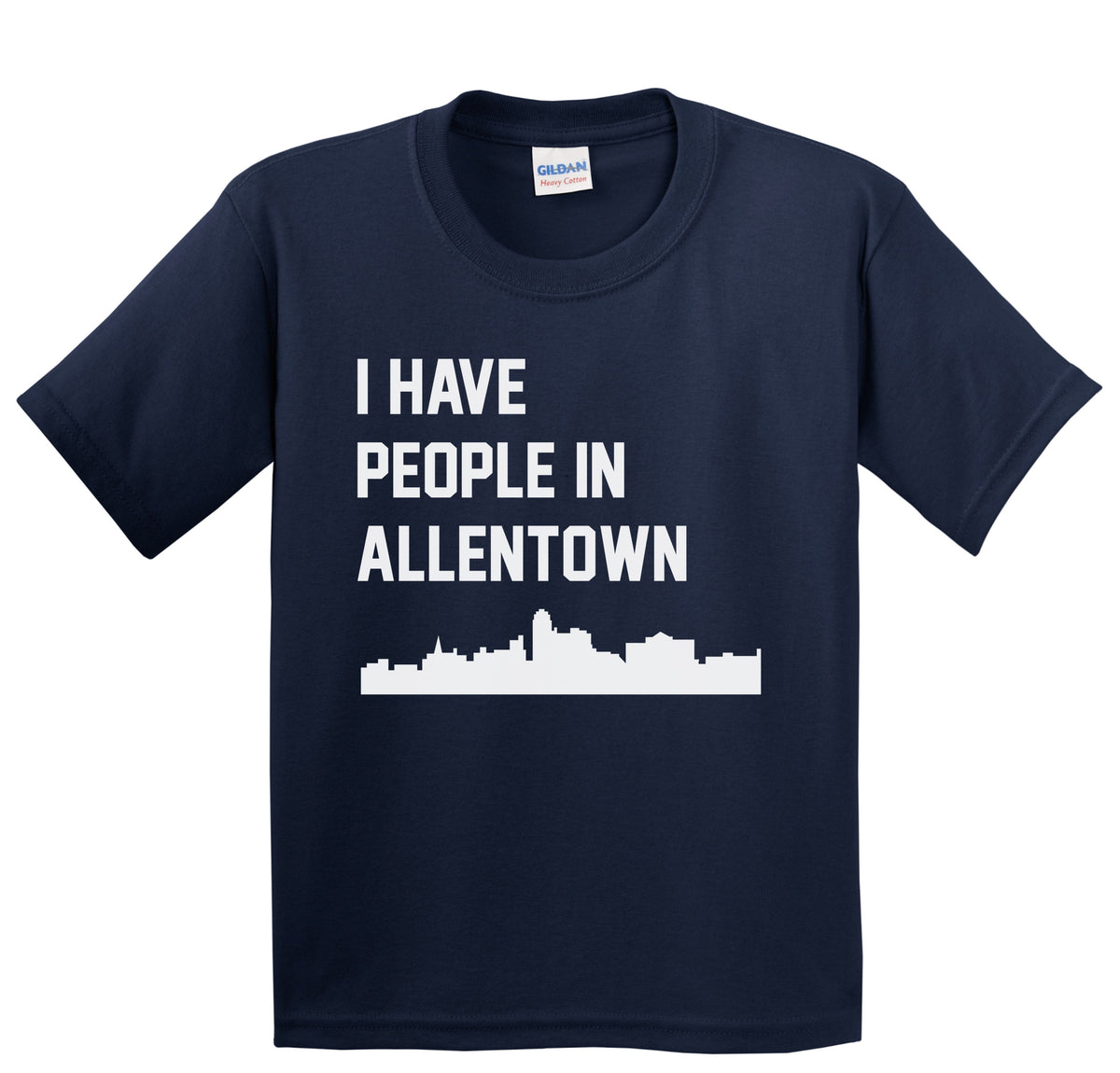 I Have People In Allentown Pennsylvania Skyline Youth T-Shirt