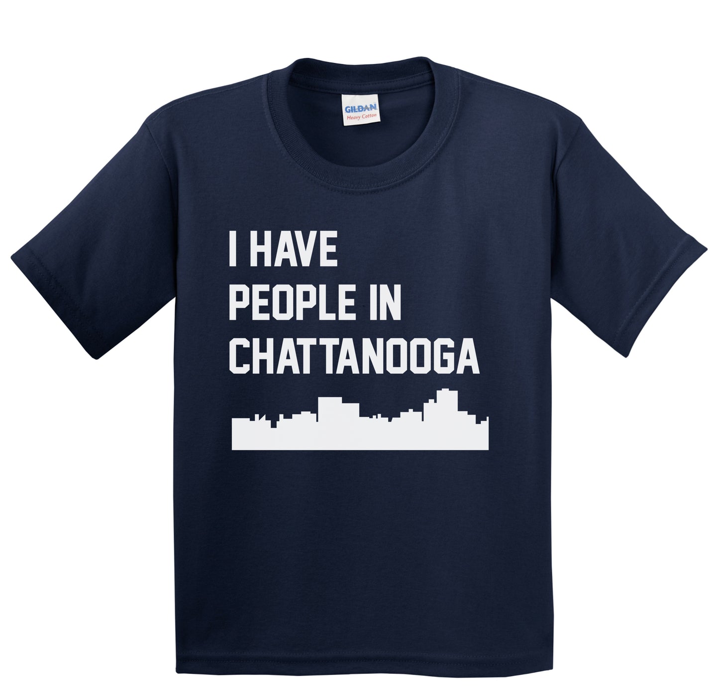I Have People In Chattanooga Tennessee Skyline Youth T-Shirt