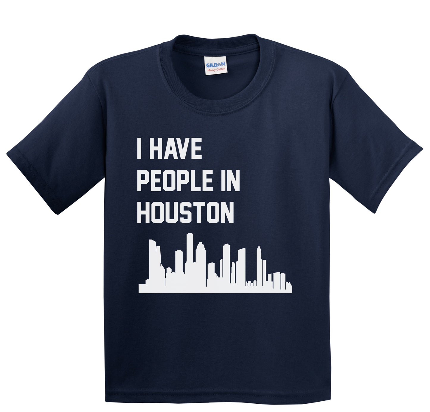 I Have People In Houston Texas Skyline Youth T-Shirt