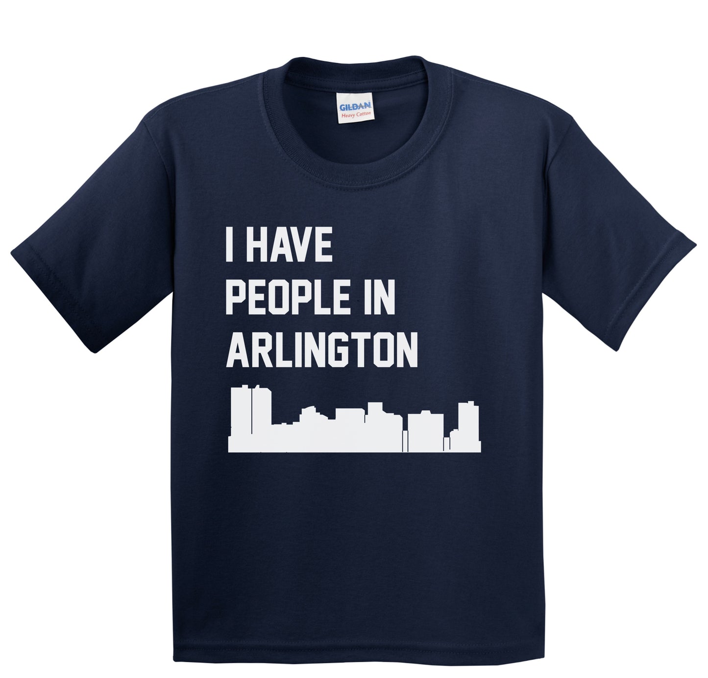 I Have People In Arlington Texas Skyline Youth T-Shirt
