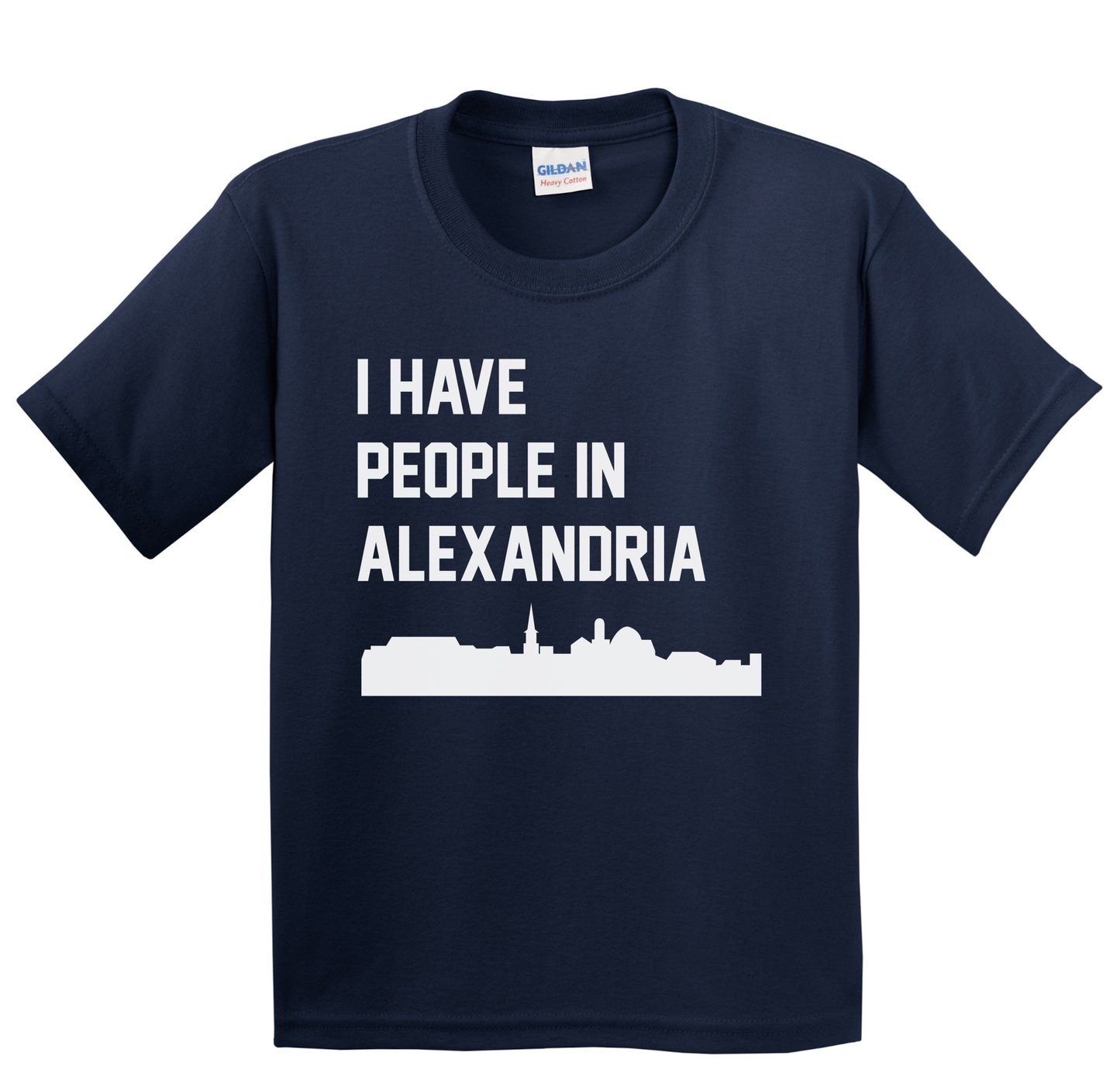 I Have People In Alexandria Virginia Skyline Youth T-Shirt