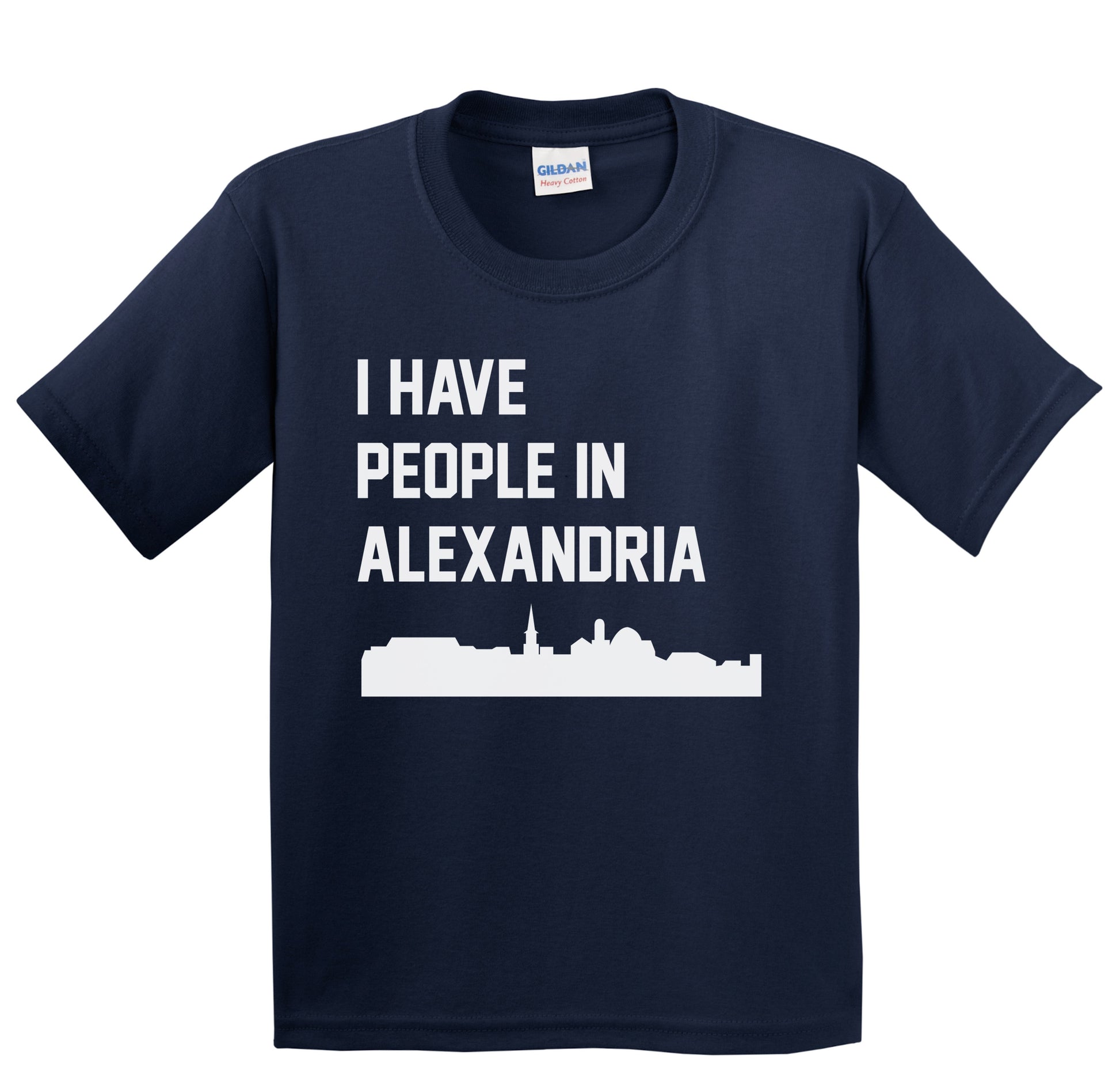 I Have People In Alexandria Virginia Skyline Youth T-Shirt