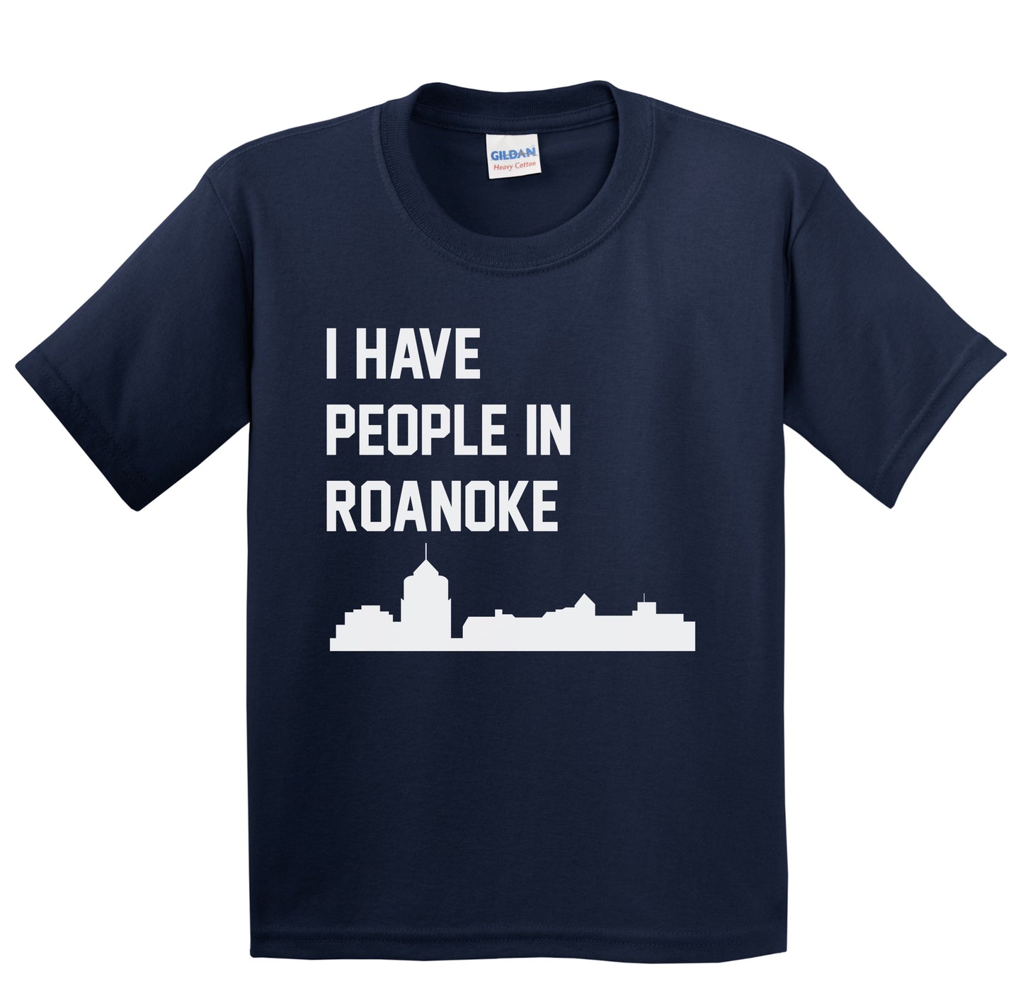 I Have People In Roanoke Virginia Skyline Youth T-Shirt