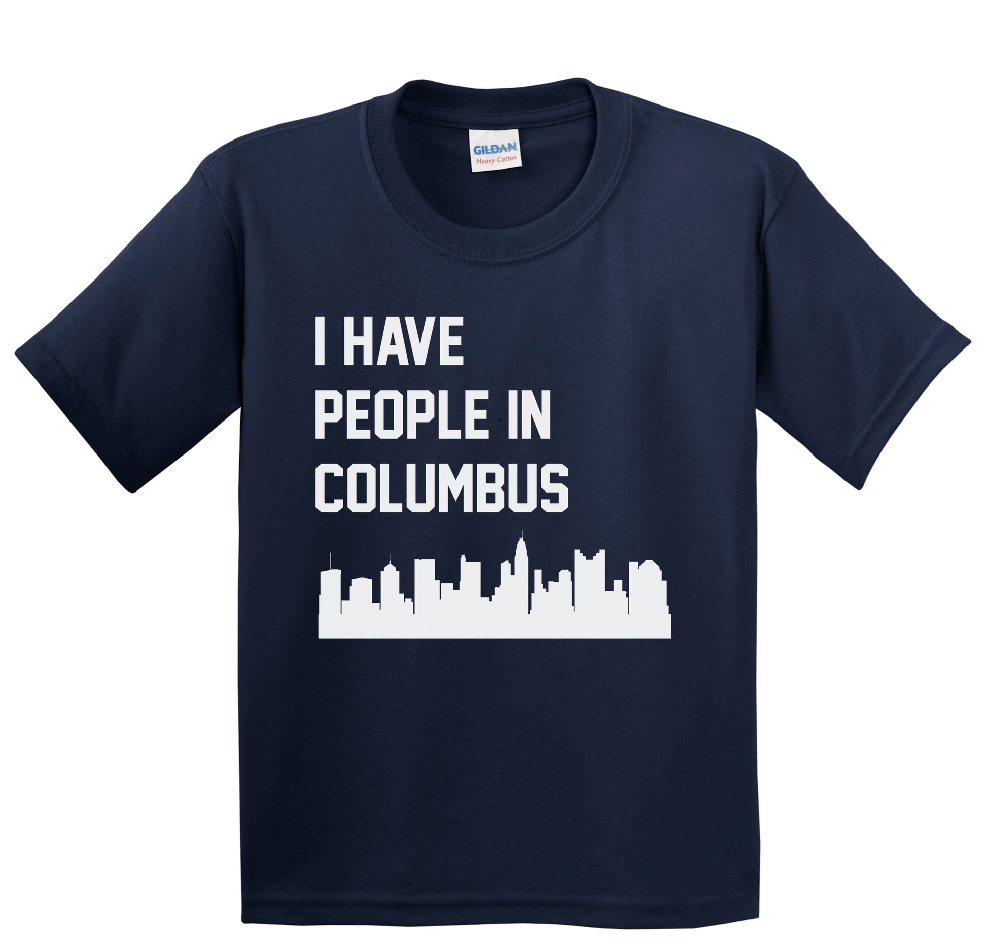 I Have People In Columbus Ohio Skyline Youth T-Shirt