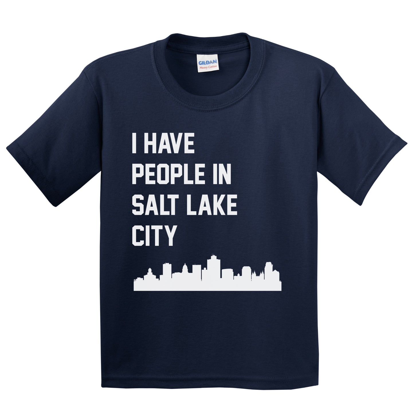 I Have People In Salt Lake City Utah Skyline Youth T-Shirt