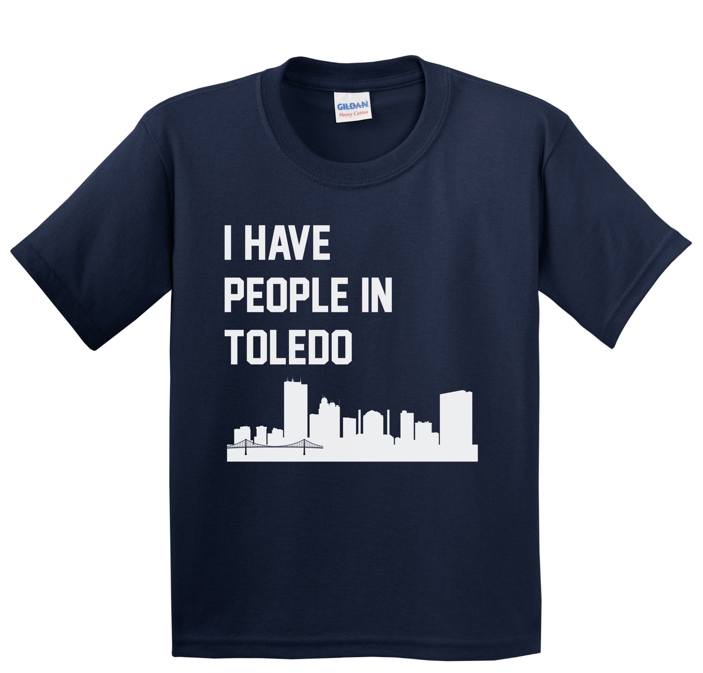 I Have People In Toledo Ohio Skyline Youth T-Shirt